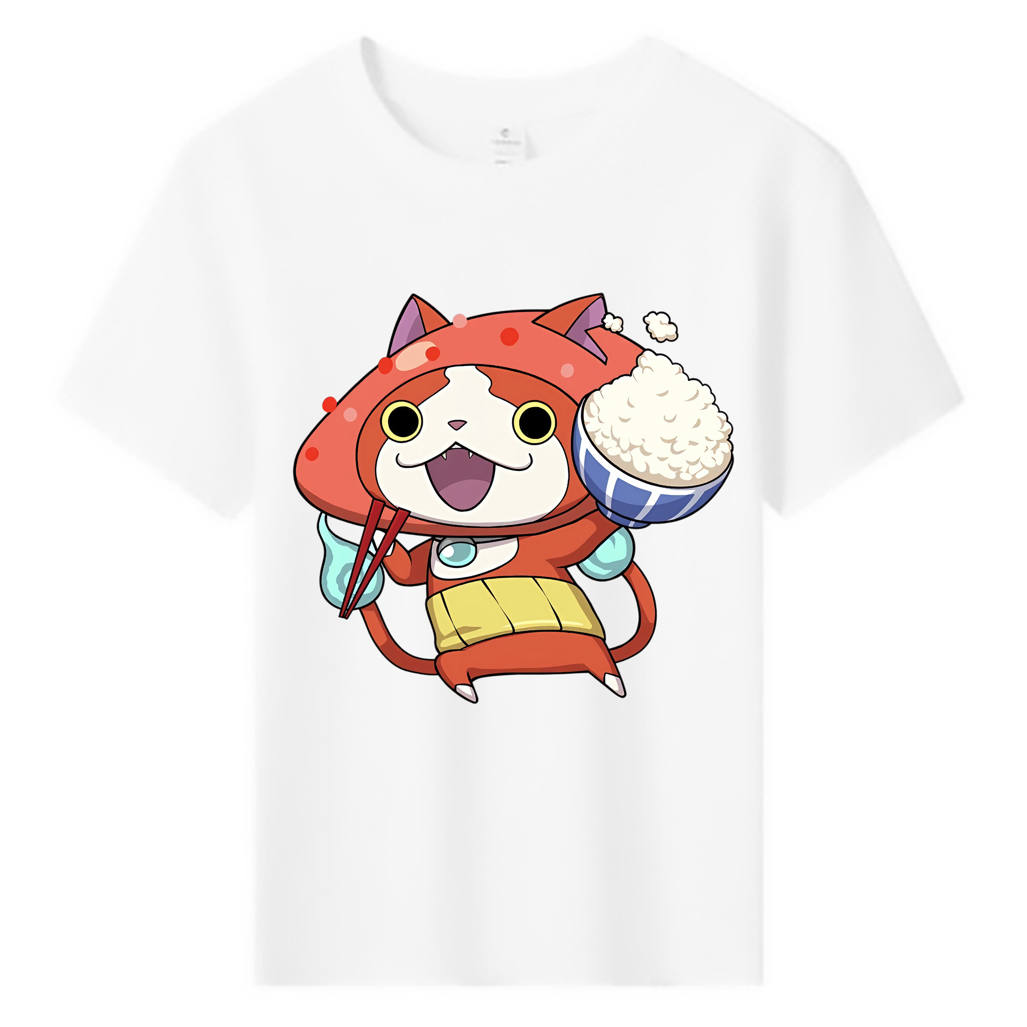 （画像用） 妖怪ウォッチ Yo-kai Watch 綿100％キッズTシャツ（フロントプリント）