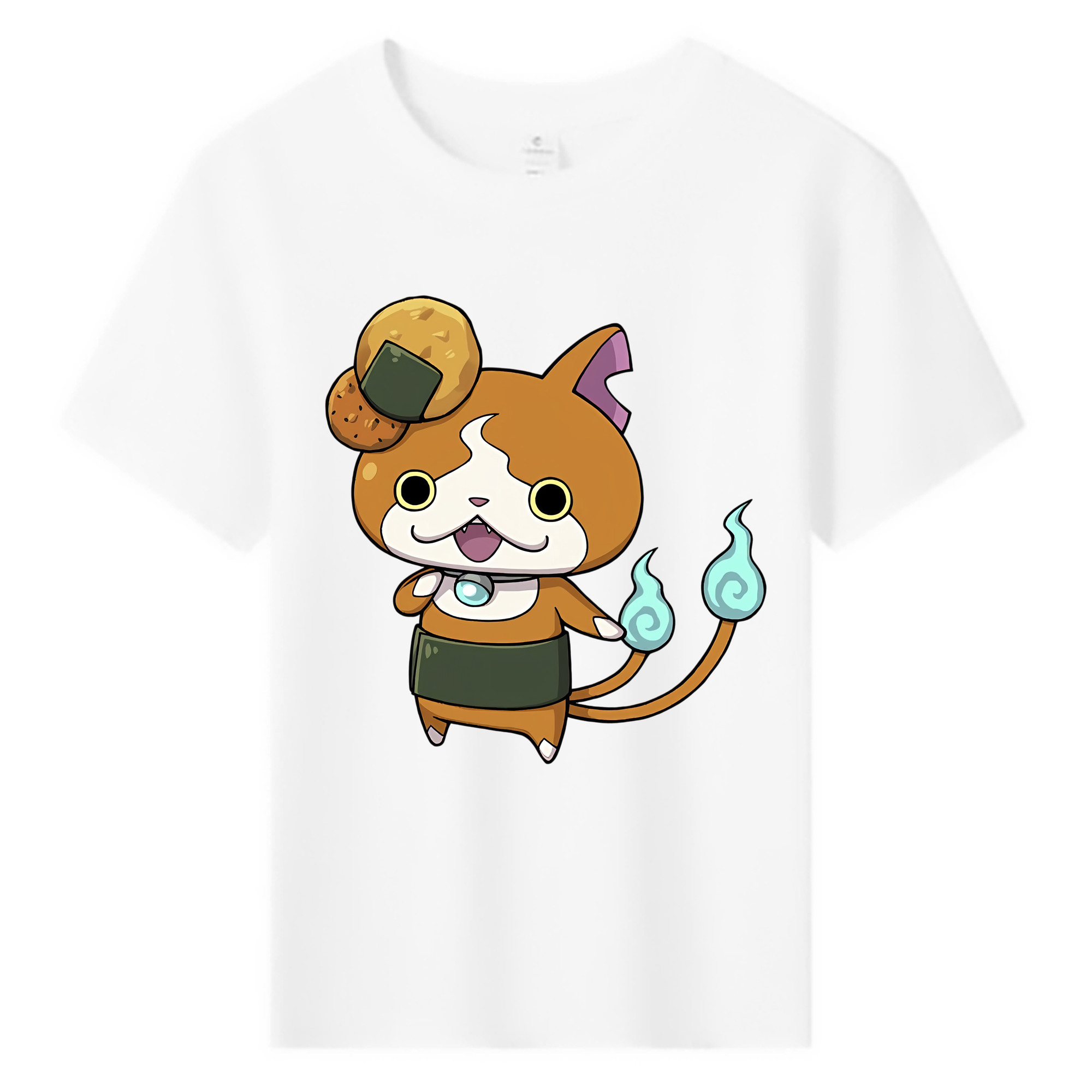 （画像用） 妖怪ウォッチ Yo-kai Watch 綿100％キッズTシャツ（フロントプリント）