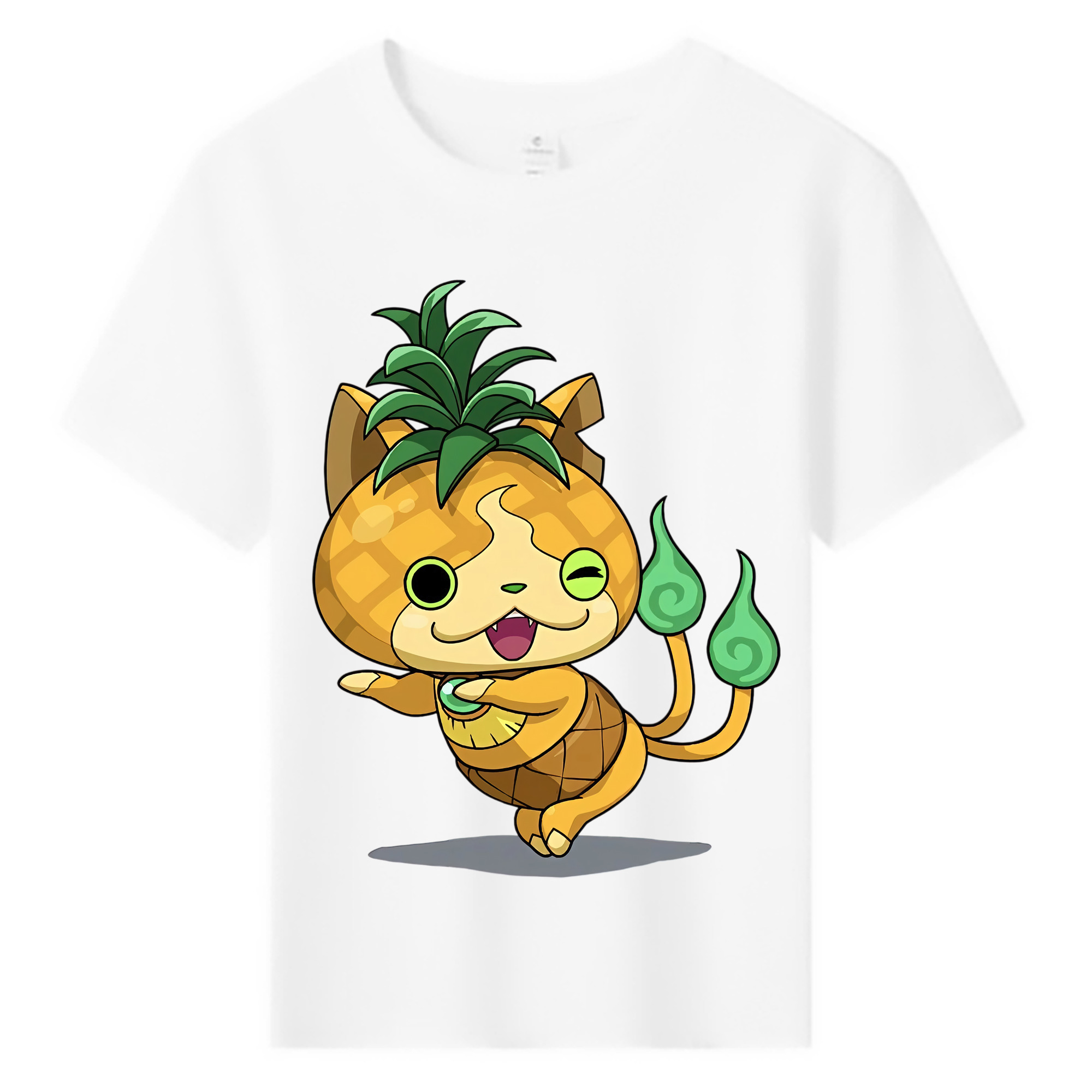 （画像用） 妖怪ウォッチ Yo-kai Watch 綿100％キッズTシャツ（フロントプリント）