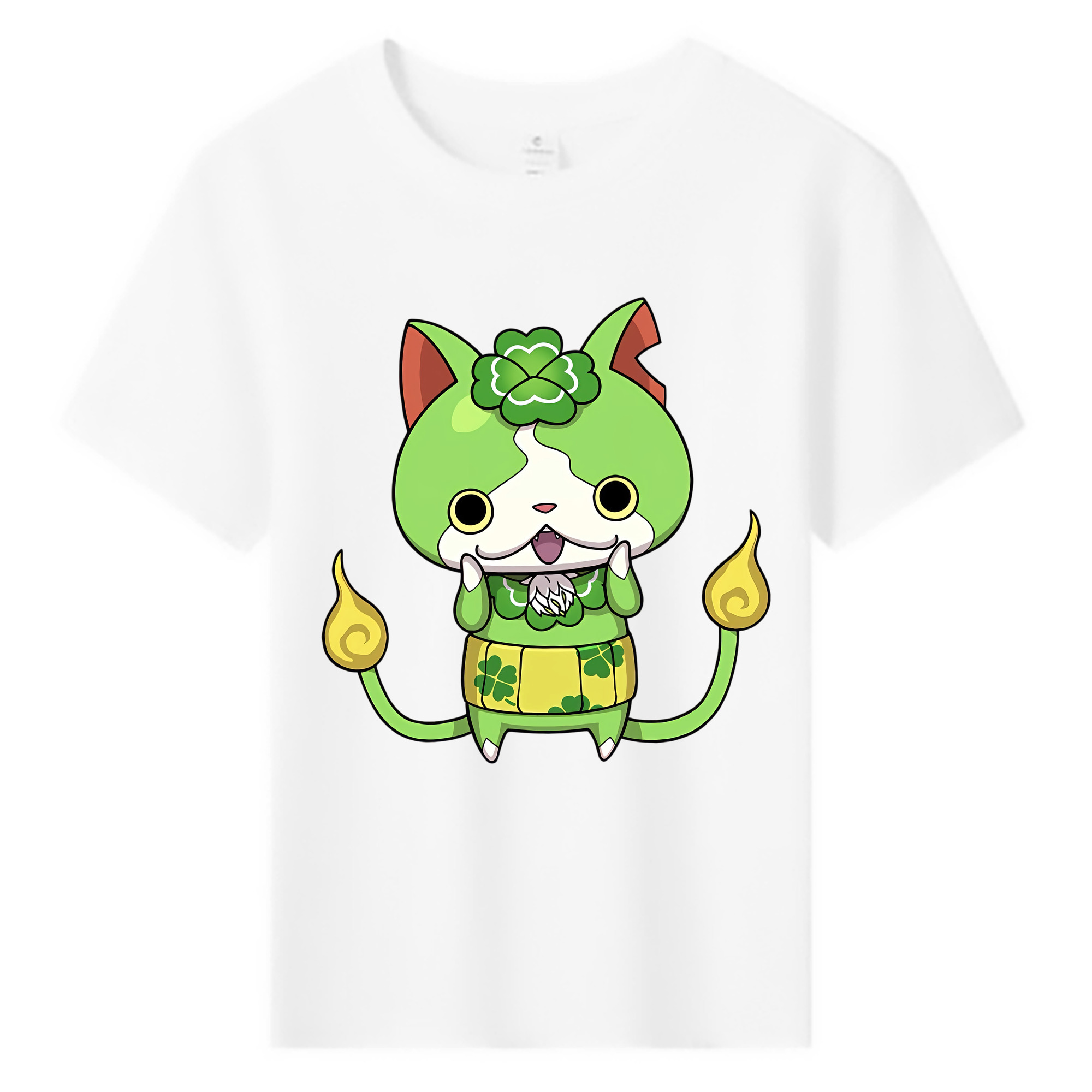 （画像用） 妖怪ウォッチ Yo-kai Watch 綿100％キッズTシャツ（フロントプリント）