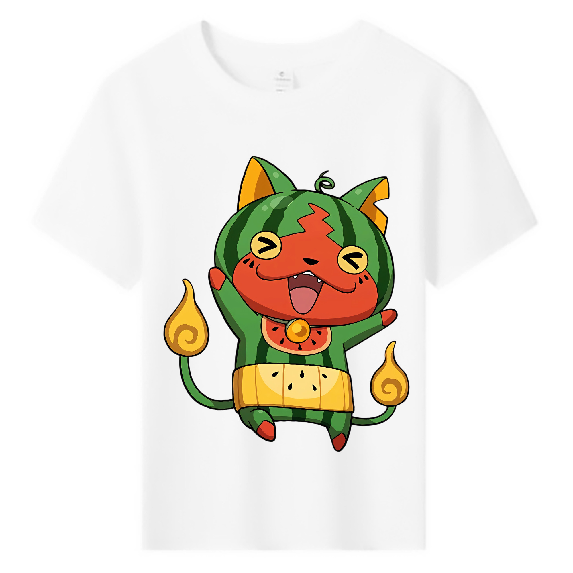 （画像用） 妖怪ウォッチ Yo-kai Watch 綿100％キッズTシャツ（フロントプリント）
