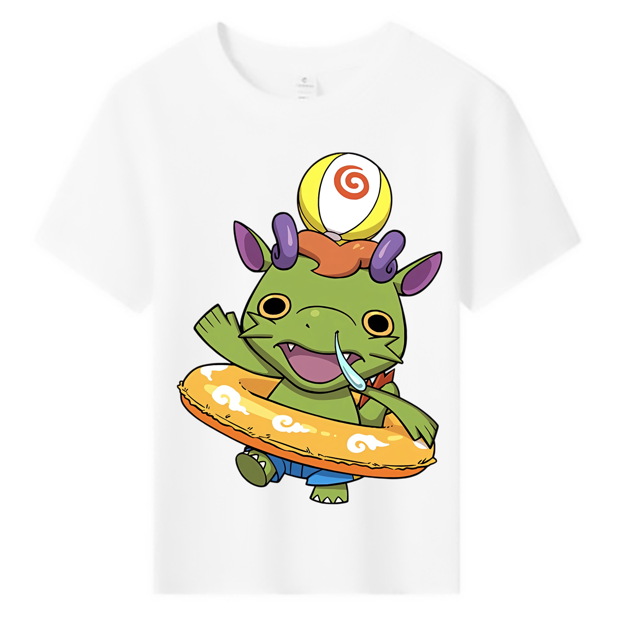 （画像用） 妖怪ウォッチ Yo-kai Watch 綿100％キッズTシャツ（フロントプリント）