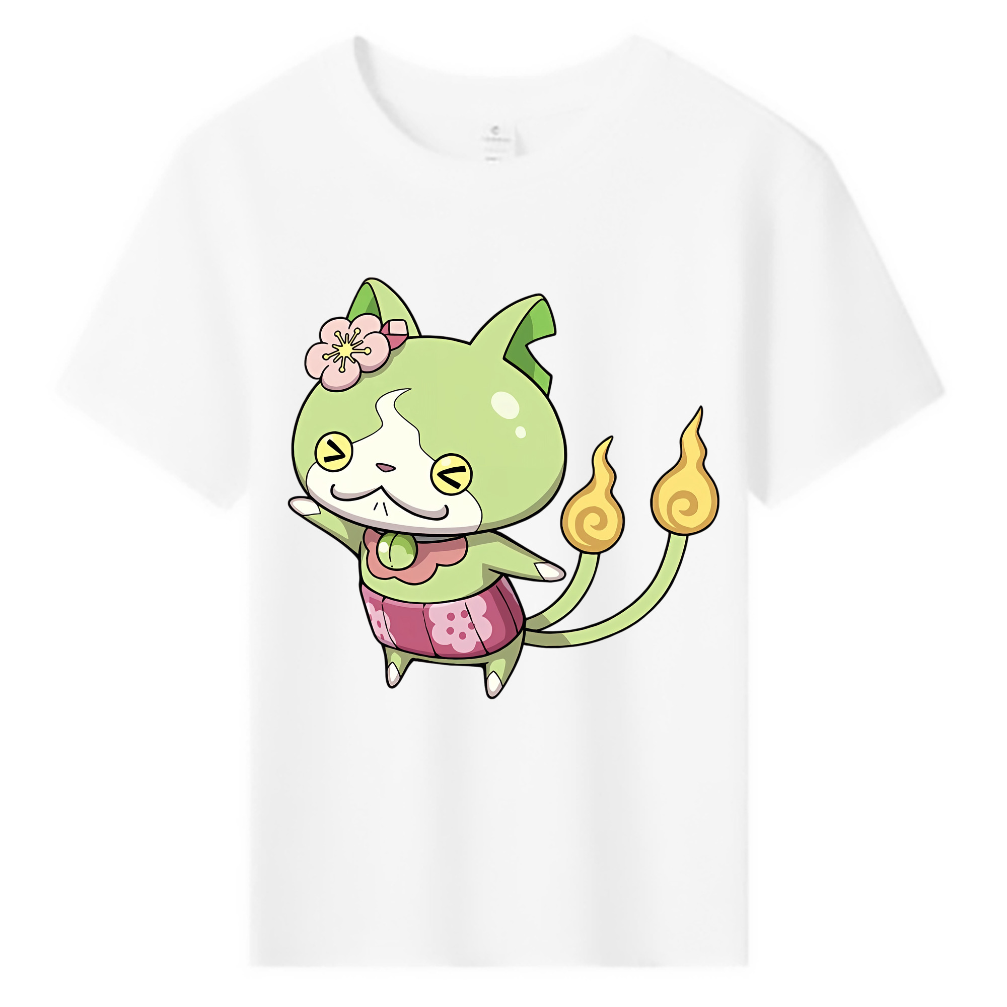 （画像用） 妖怪ウォッチ Yo-kai Watch 綿100％キッズTシャツ（フロントプリント）