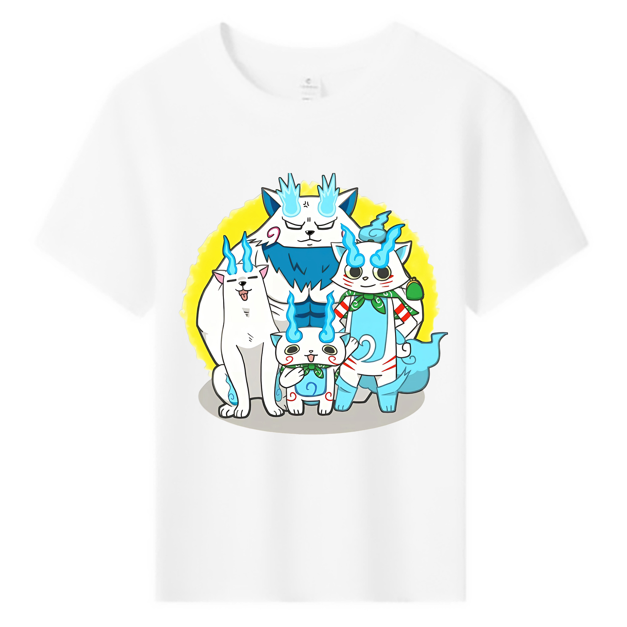 （画像用） 妖怪ウォッチ Yo-kai Watch 綿100％キッズTシャツ（フロントプリント）