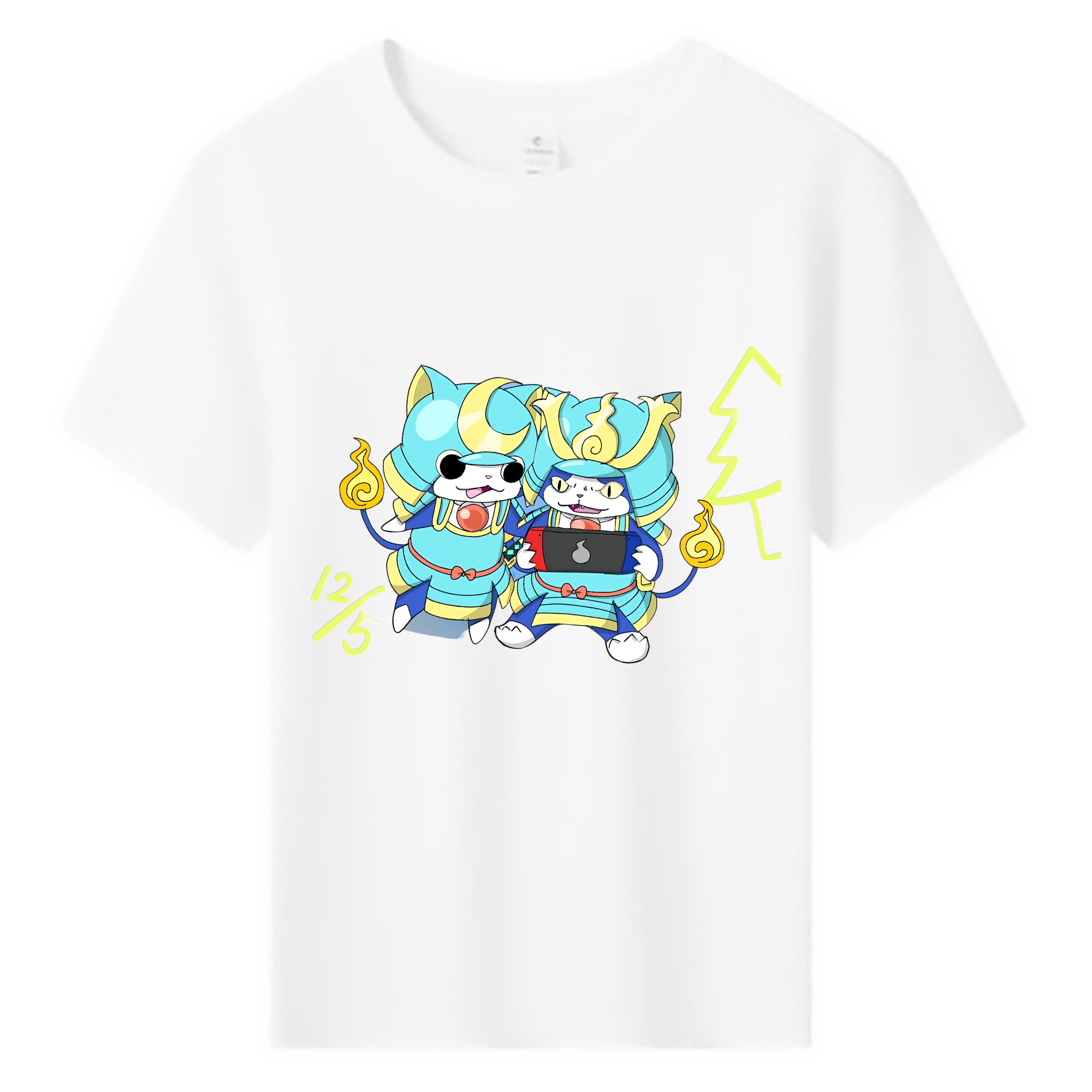 （画像用） 妖怪ウォッチ Yo-kai Watch 綿100％キッズTシャツ（フロントプリント）