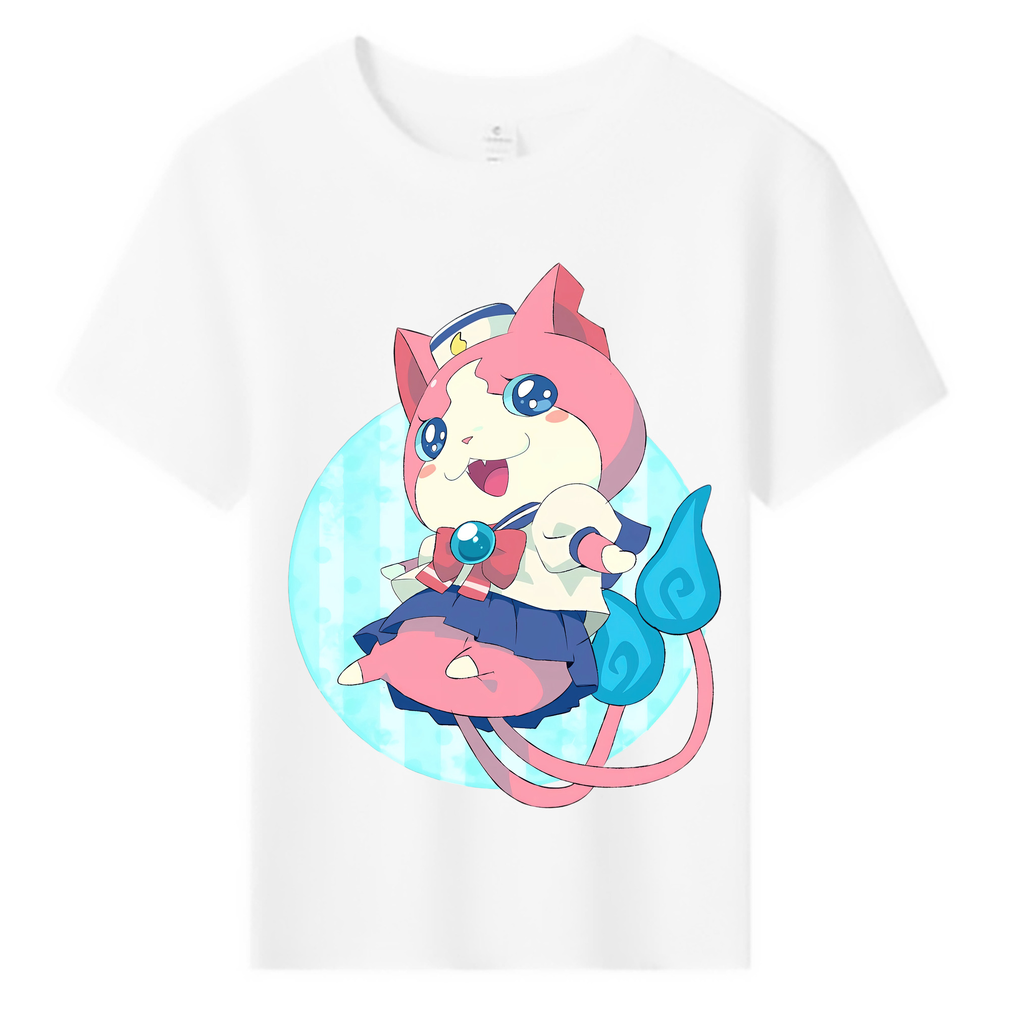 （画像用） 妖怪ウォッチ Yo-kai Watch 綿100％キッズTシャツ（フロントプリント）