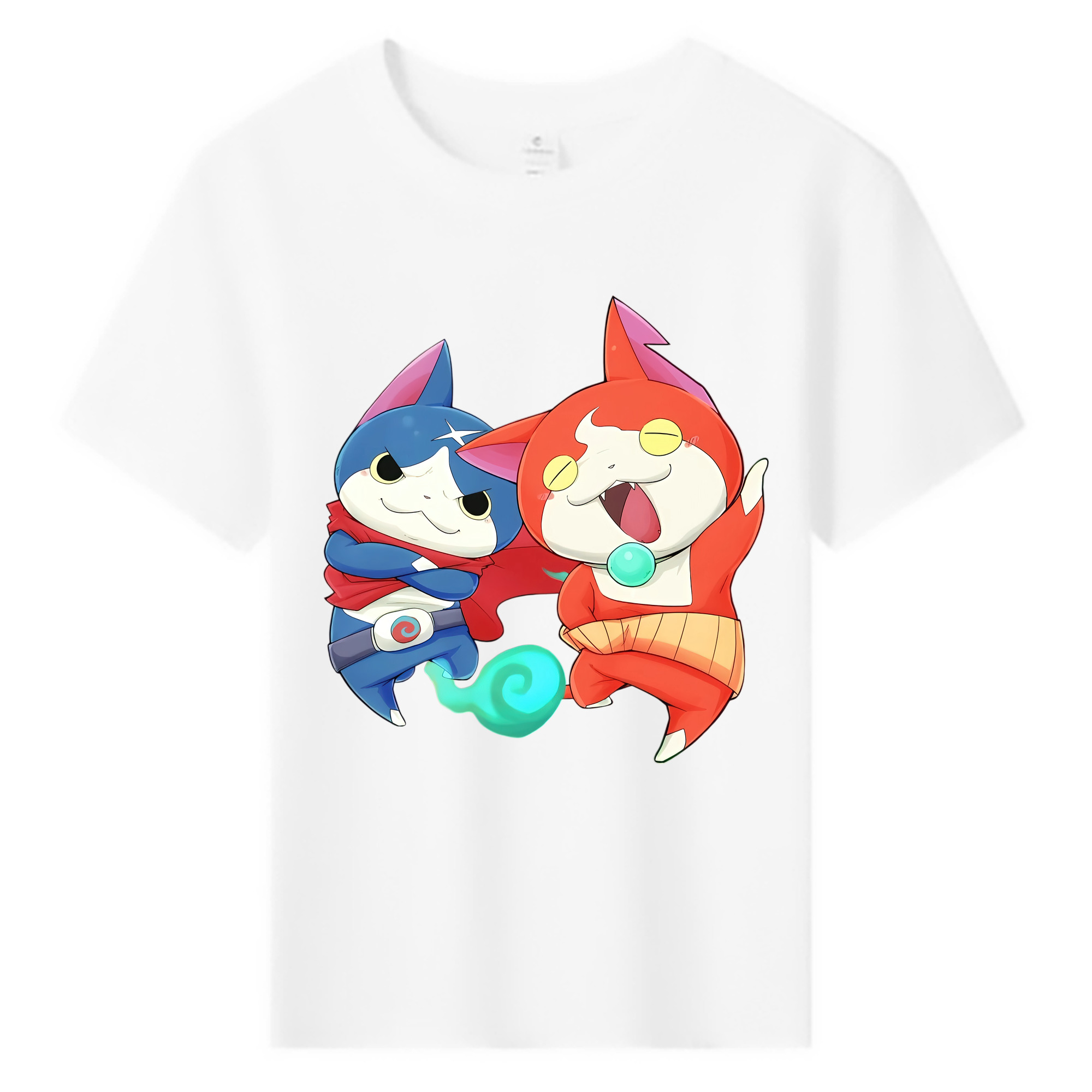 （画像用） 妖怪ウォッチ Yo-kai Watch 綿100％キッズTシャツ（フロントプリント）