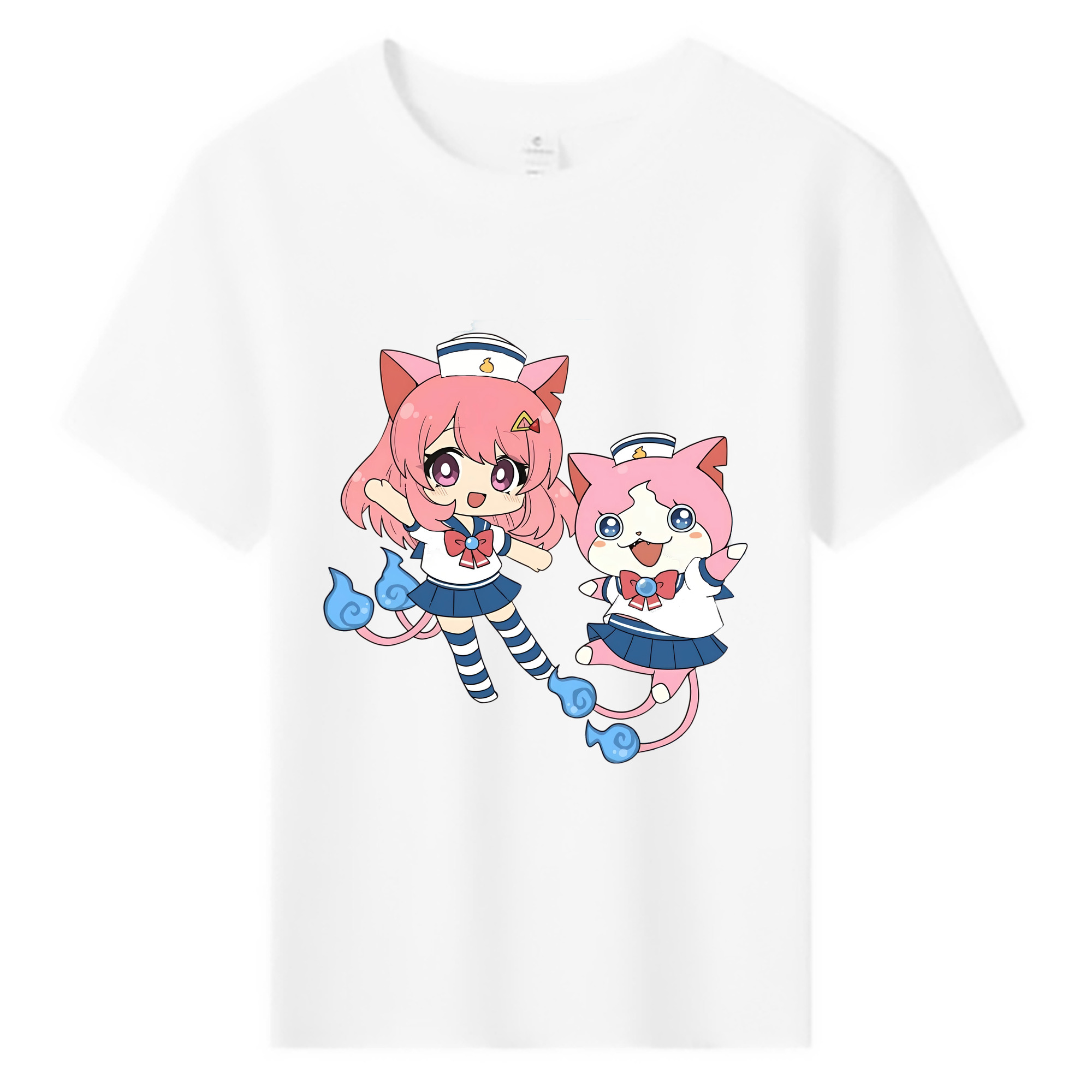 （画像用） 妖怪ウォッチ Yo-kai Watch 綿100％キッズTシャツ（フロントプリント）