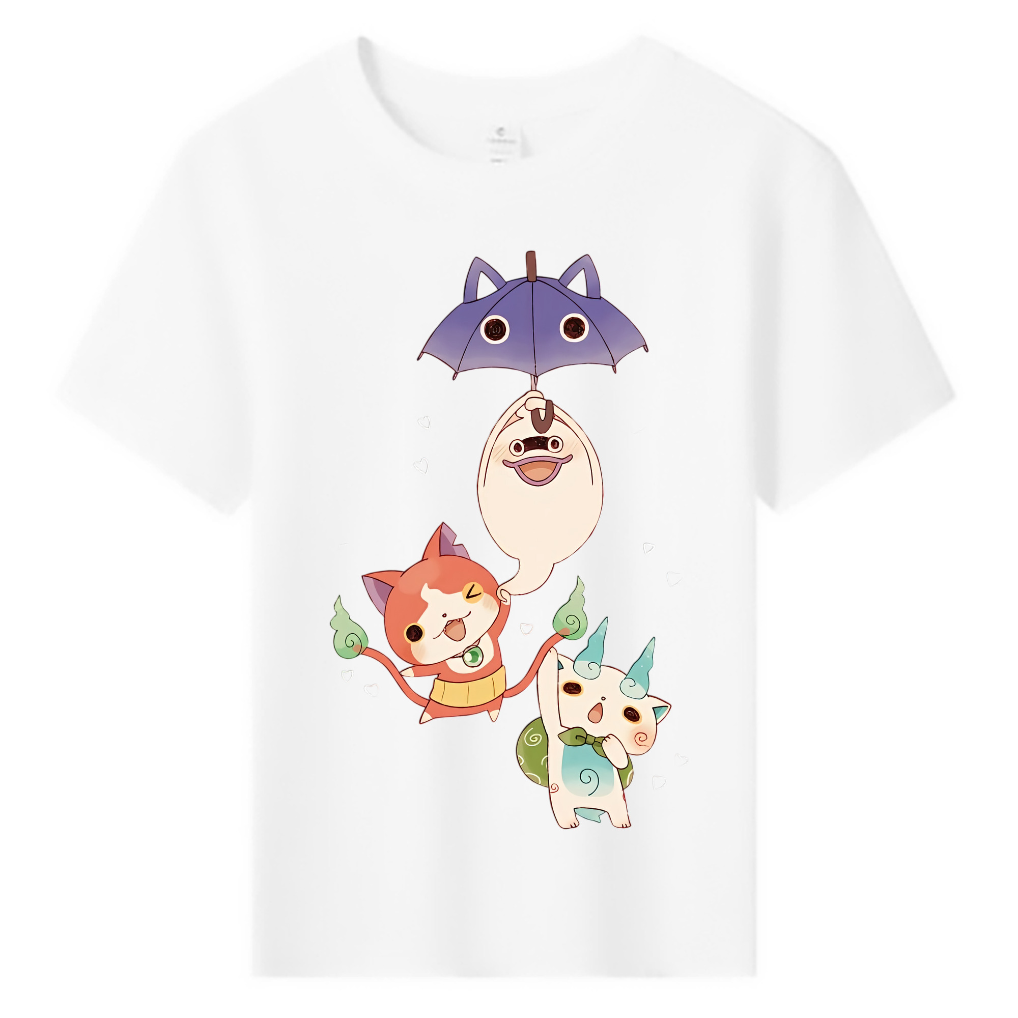 （画像用） 妖怪ウォッチ Yo-kai Watch 綿100％キッズTシャツ（フロントプリント）