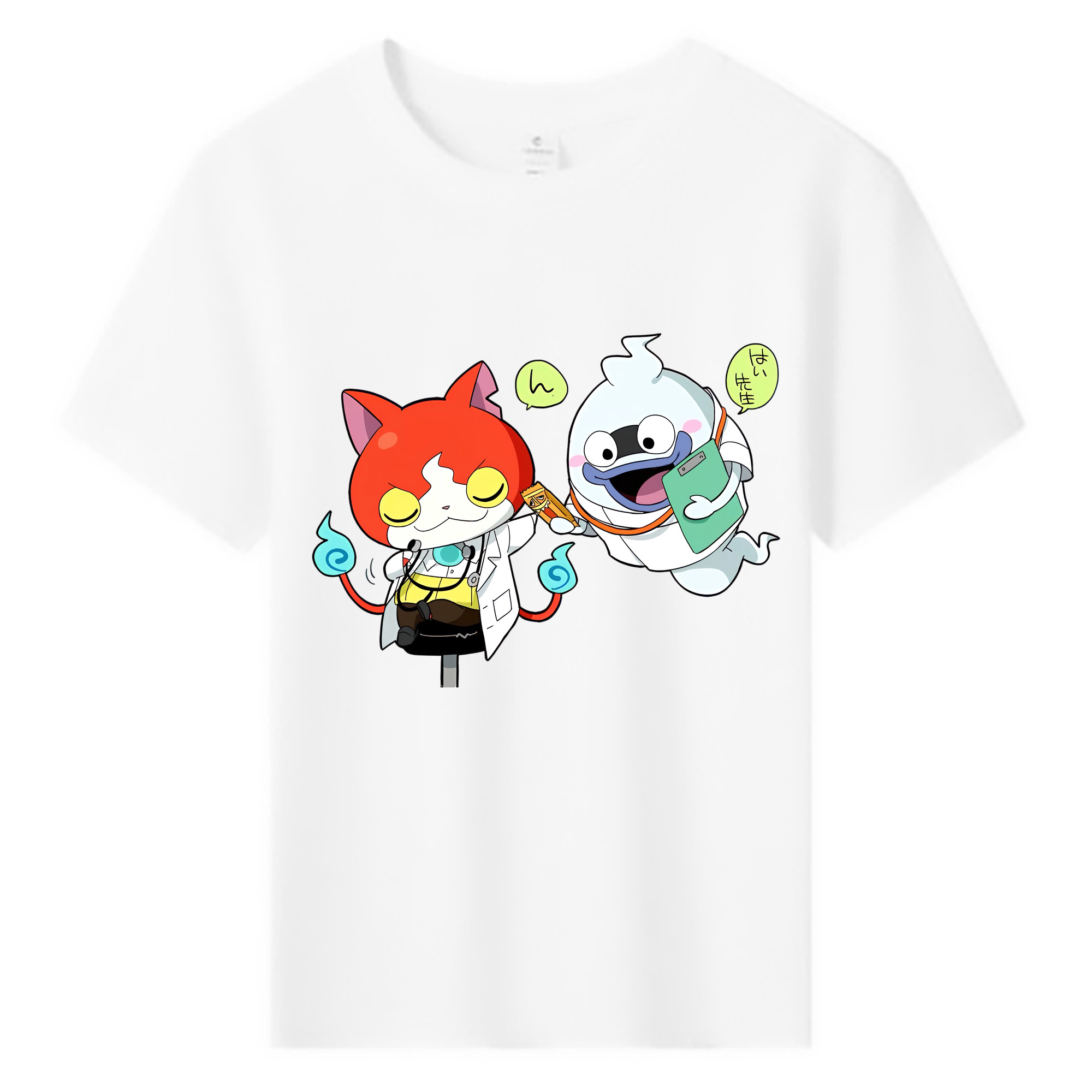 （画像用） 妖怪ウォッチ Yo-kai Watch 綿100％キッズTシャツ（フロントプリント）