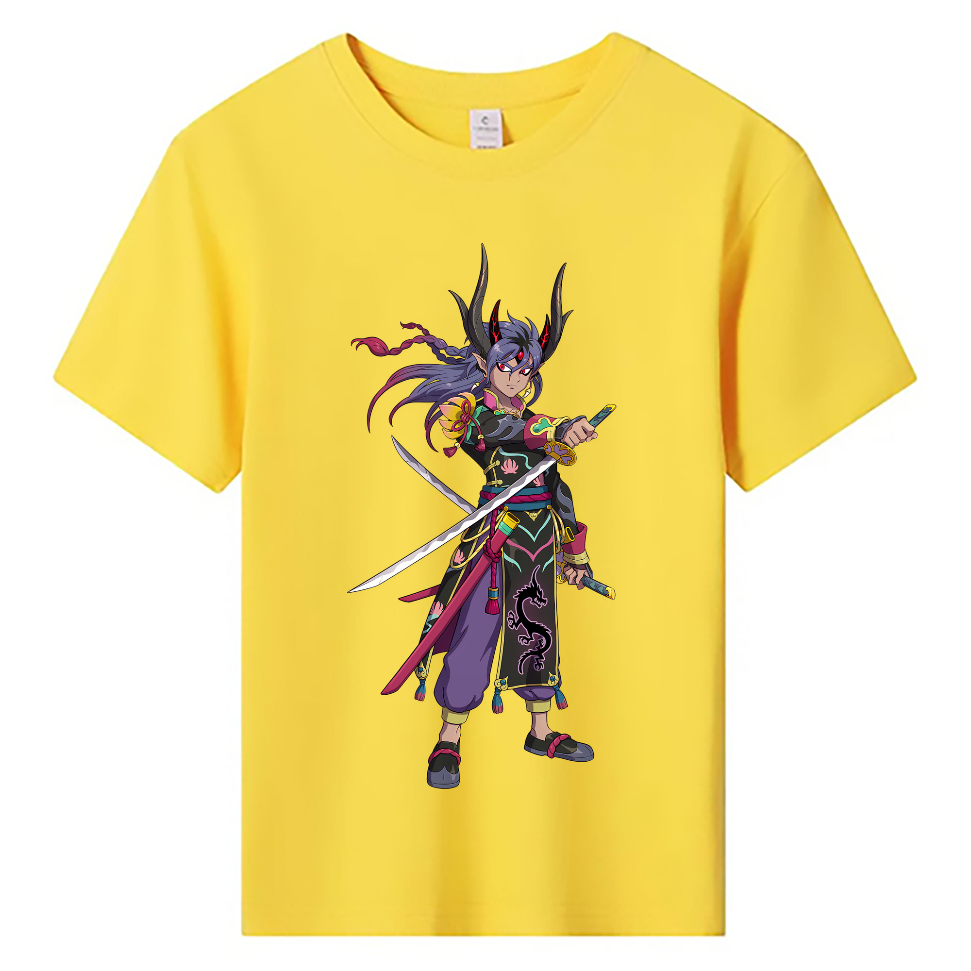（画像用） 妖怪ウォッチ Yo-kai Watch 綿100％キッズTシャツ（フロントプリント）