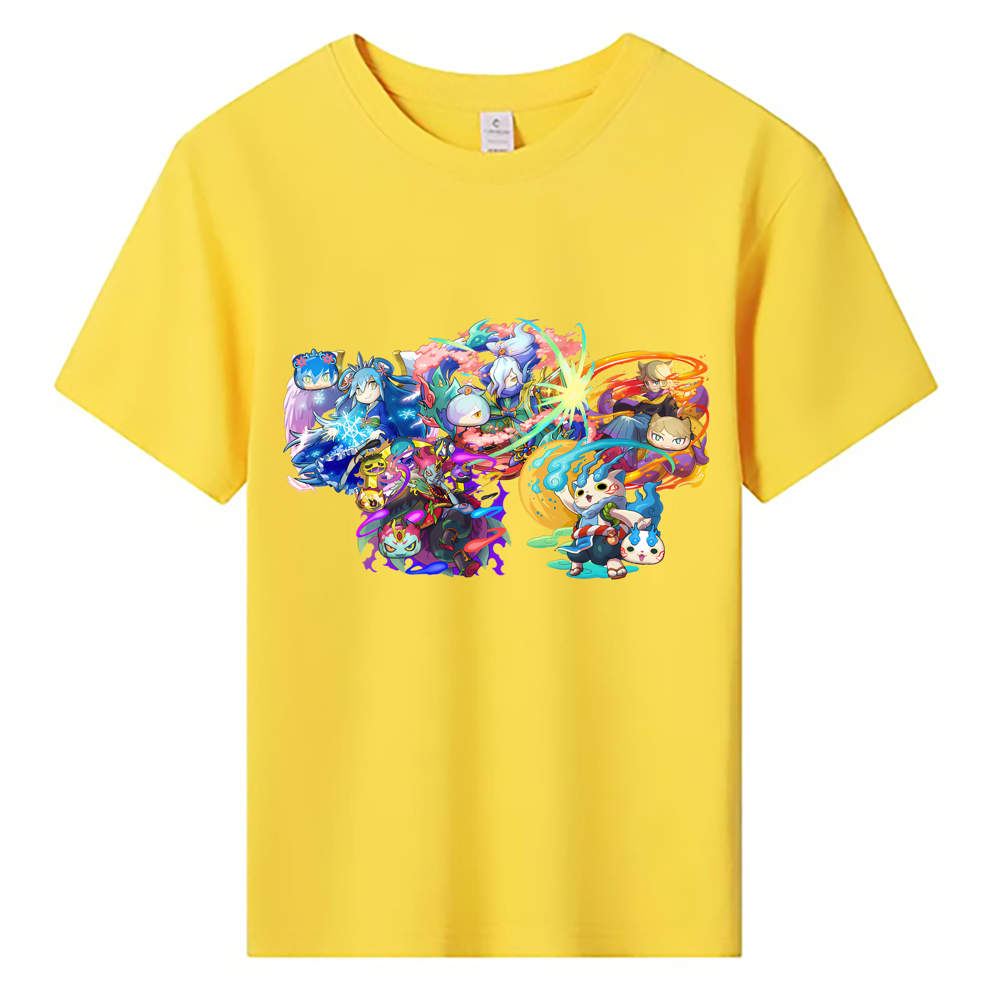 （画像用） 妖怪ウォッチ Yo-kai Watch 綿100％キッズTシャツ（フロントプリント）