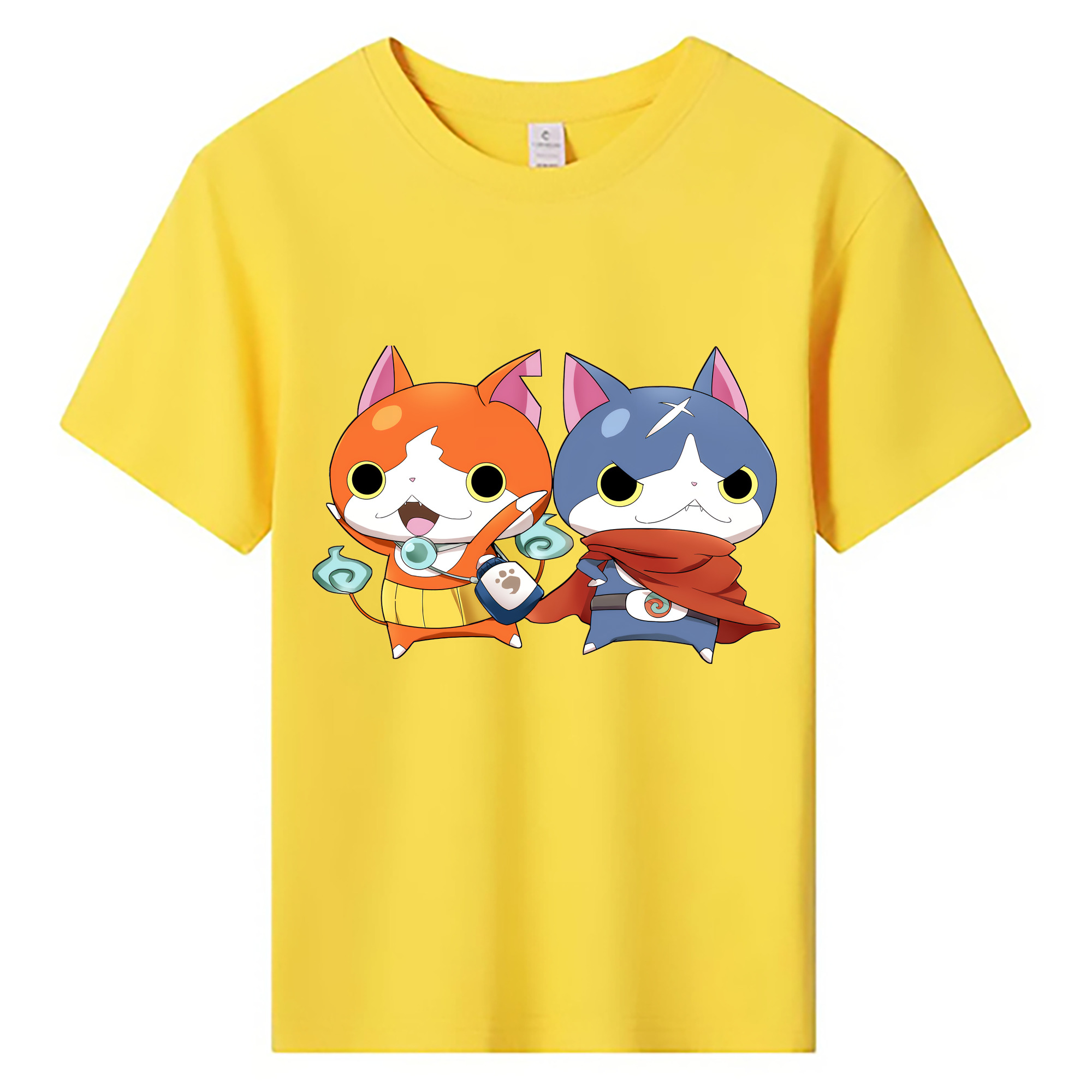 （画像用） 妖怪ウォッチ Yo-kai Watch 綿100％キッズTシャツ（フロントプリント）