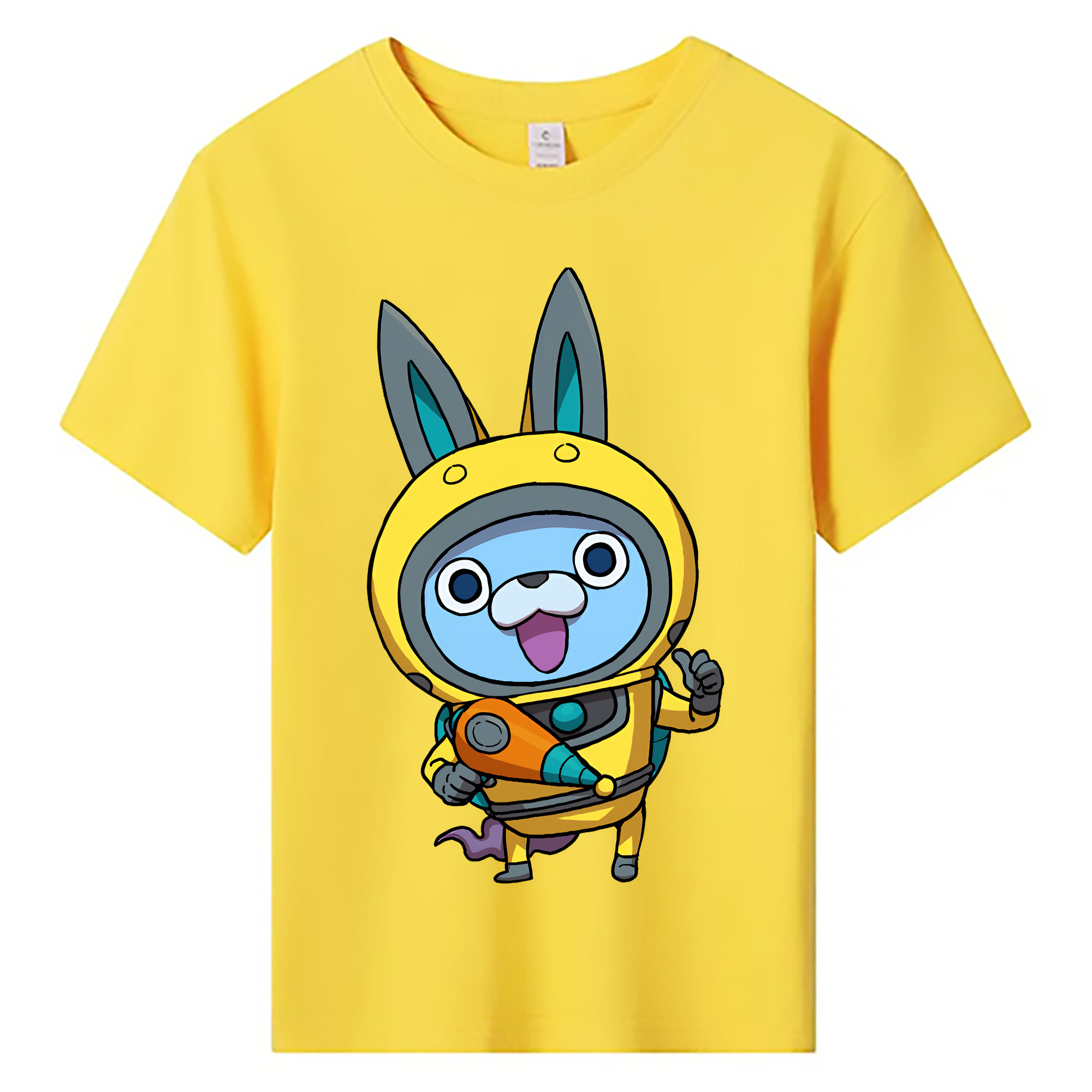 （画像用） 妖怪ウォッチ Yo-kai Watch 綿100％キッズTシャツ（フロントプリント）