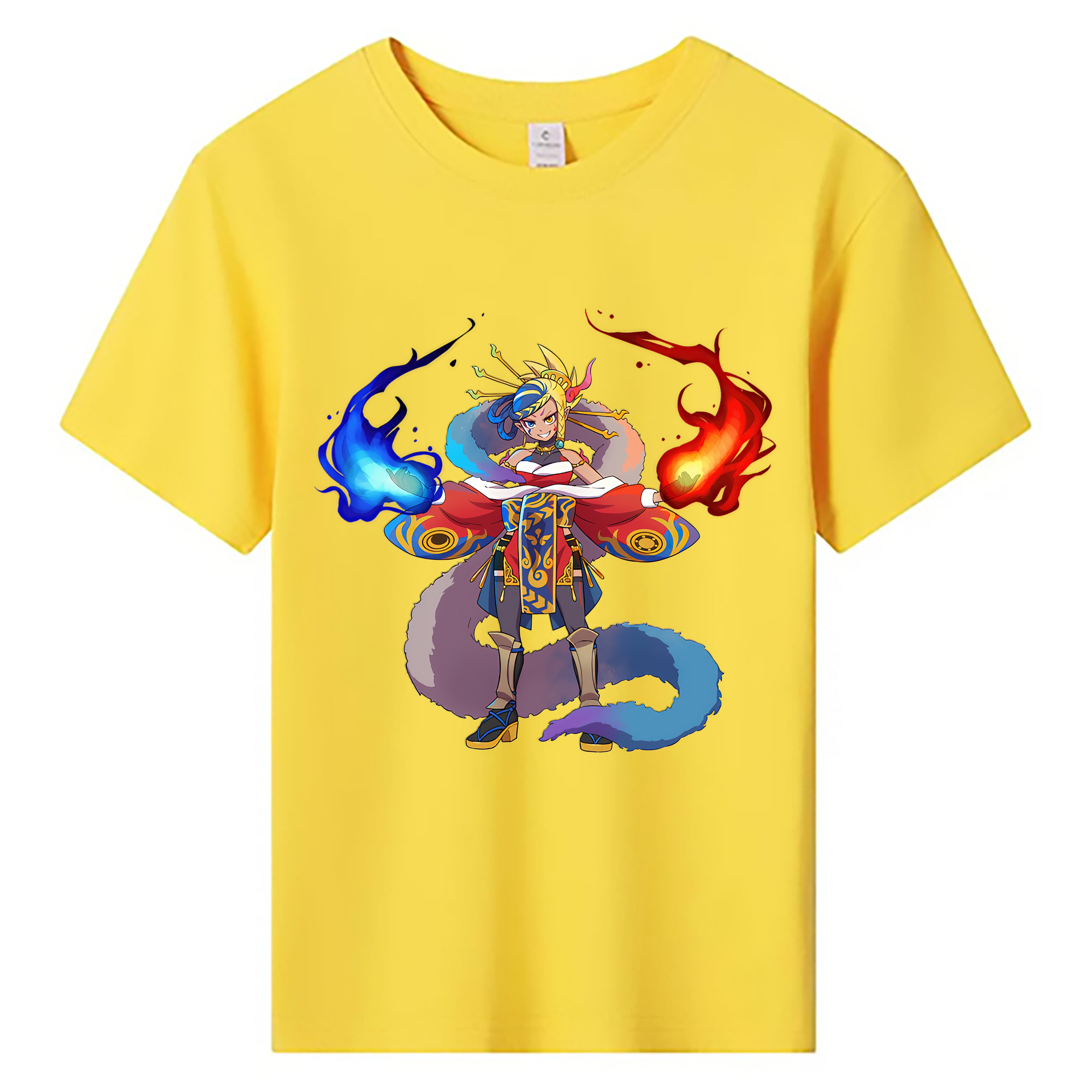 （画像用） 妖怪ウォッチ Yo-kai Watch 綿100％キッズTシャツ（フロントプリント）