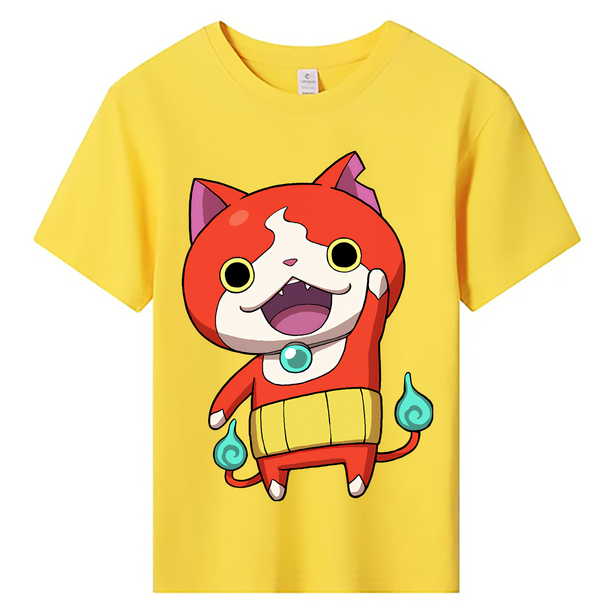 （画像用） 妖怪ウォッチ Yo-kai Watch 綿100％キッズTシャツ（フロントプリント）