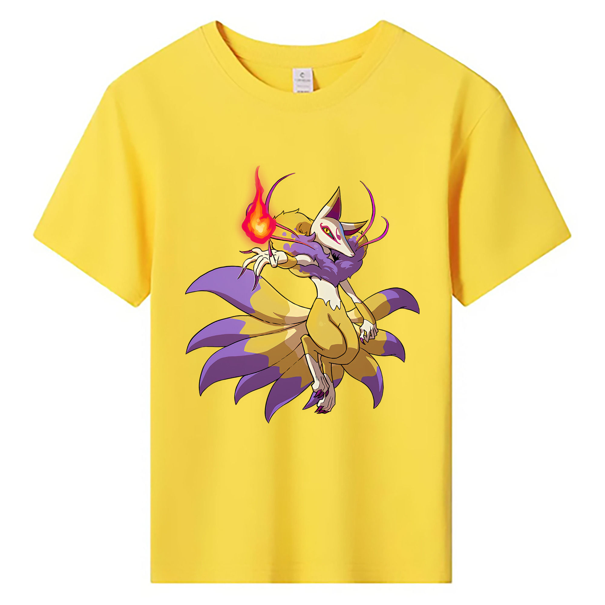（画像用） 妖怪ウォッチ Yo-kai Watch 綿100％キッズTシャツ（フロントプリント）