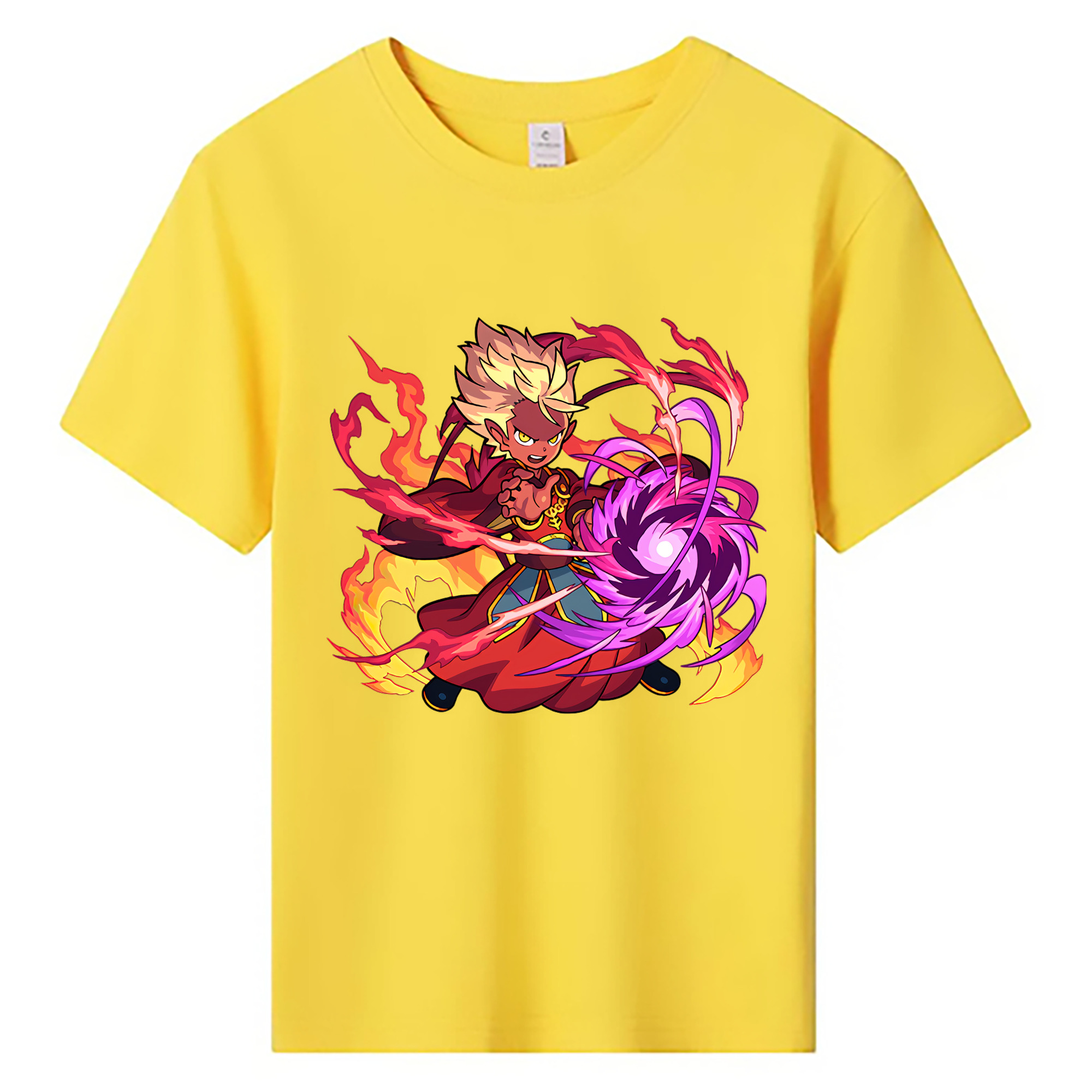 （画像用） 妖怪ウォッチ Yo-kai Watch 綿100％キッズTシャツ（フロントプリント）