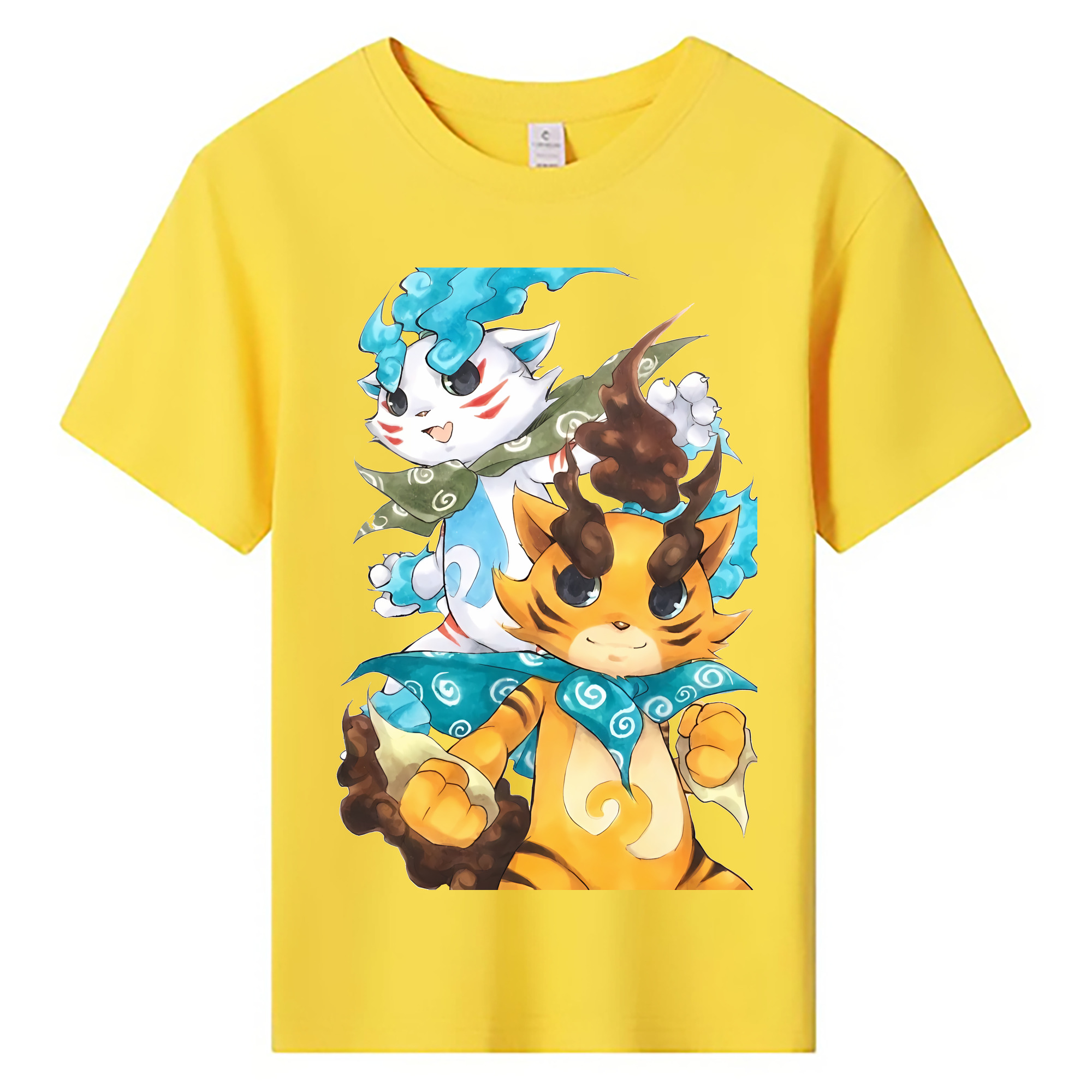 （画像用） 妖怪ウォッチ Yo-kai Watch 綿100％キッズTシャツ（フロントプリント）