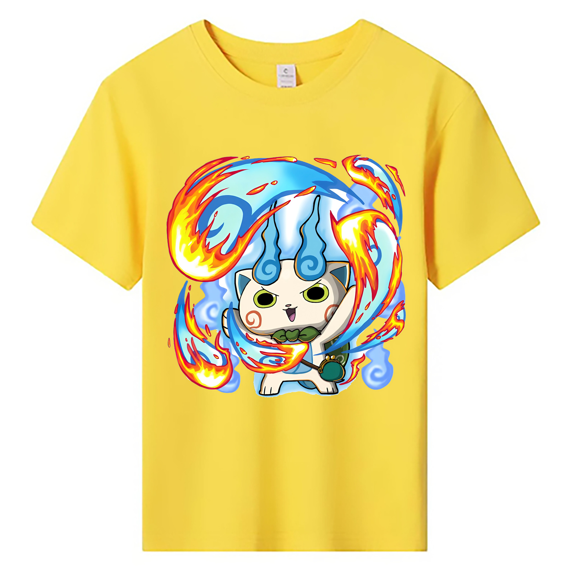 （画像用） 妖怪ウォッチ Yo-kai Watch 綿100％キッズTシャツ（フロントプリント）