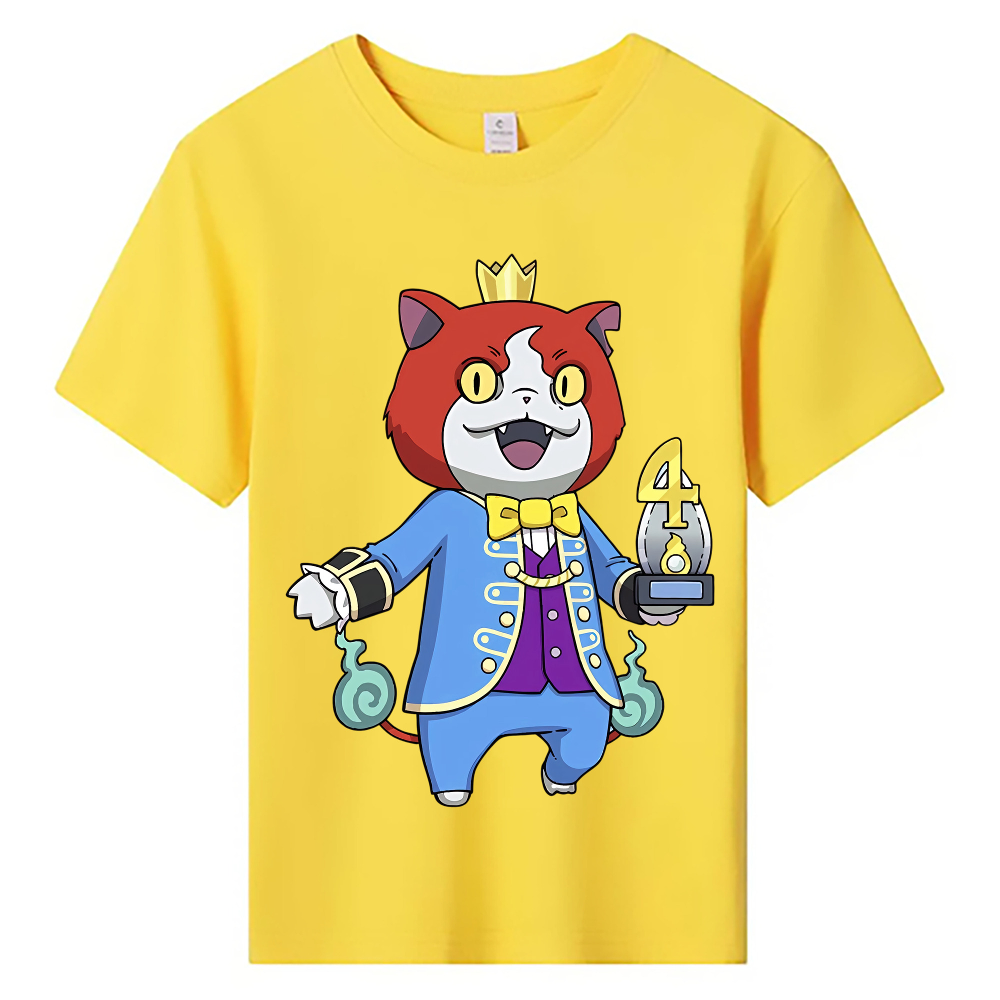 （画像用） 妖怪ウォッチ Yo-kai Watch 綿100％キッズTシャツ（フロントプリント）