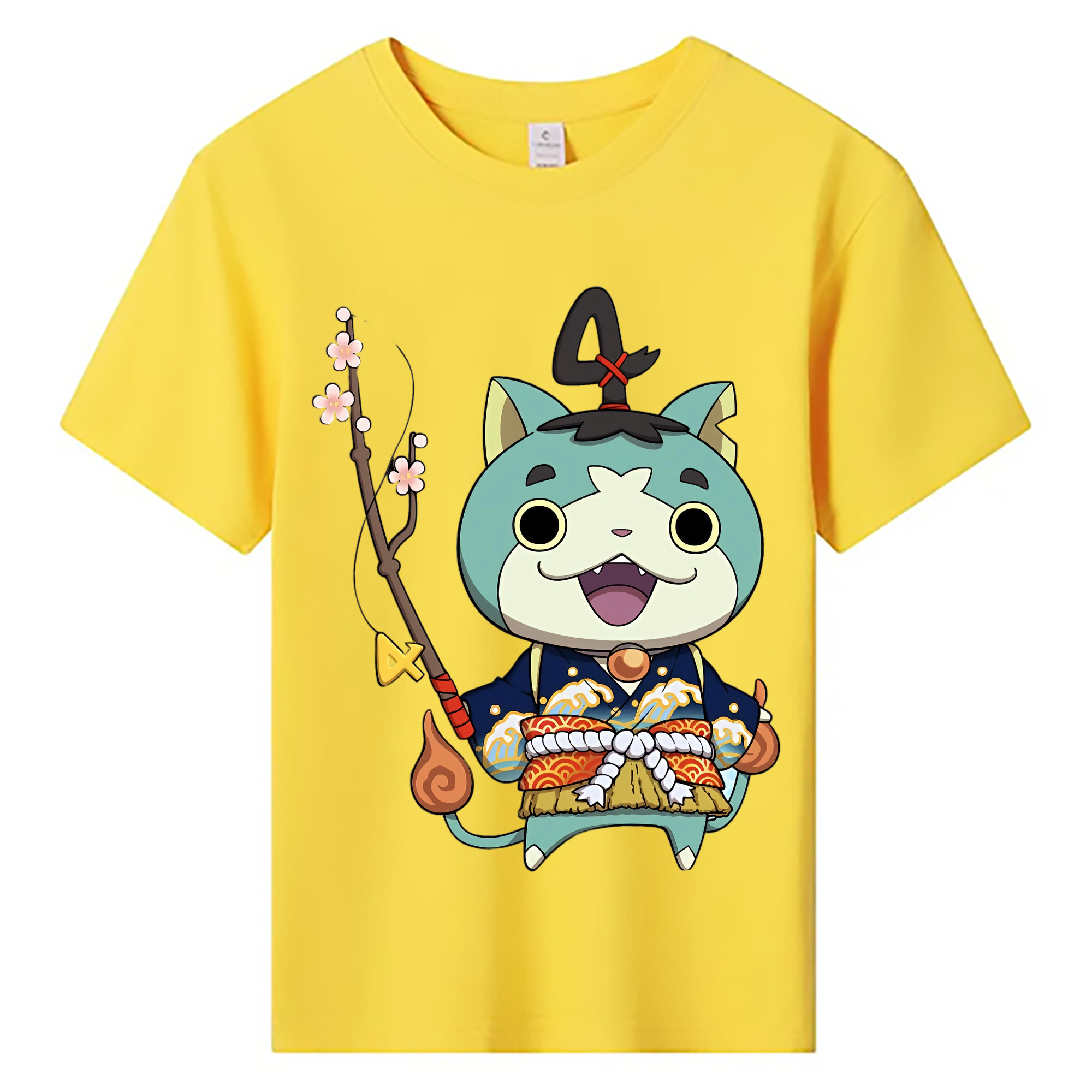 （画像用） 妖怪ウォッチ Yo-kai Watch 綿100％キッズTシャツ（フロントプリント）