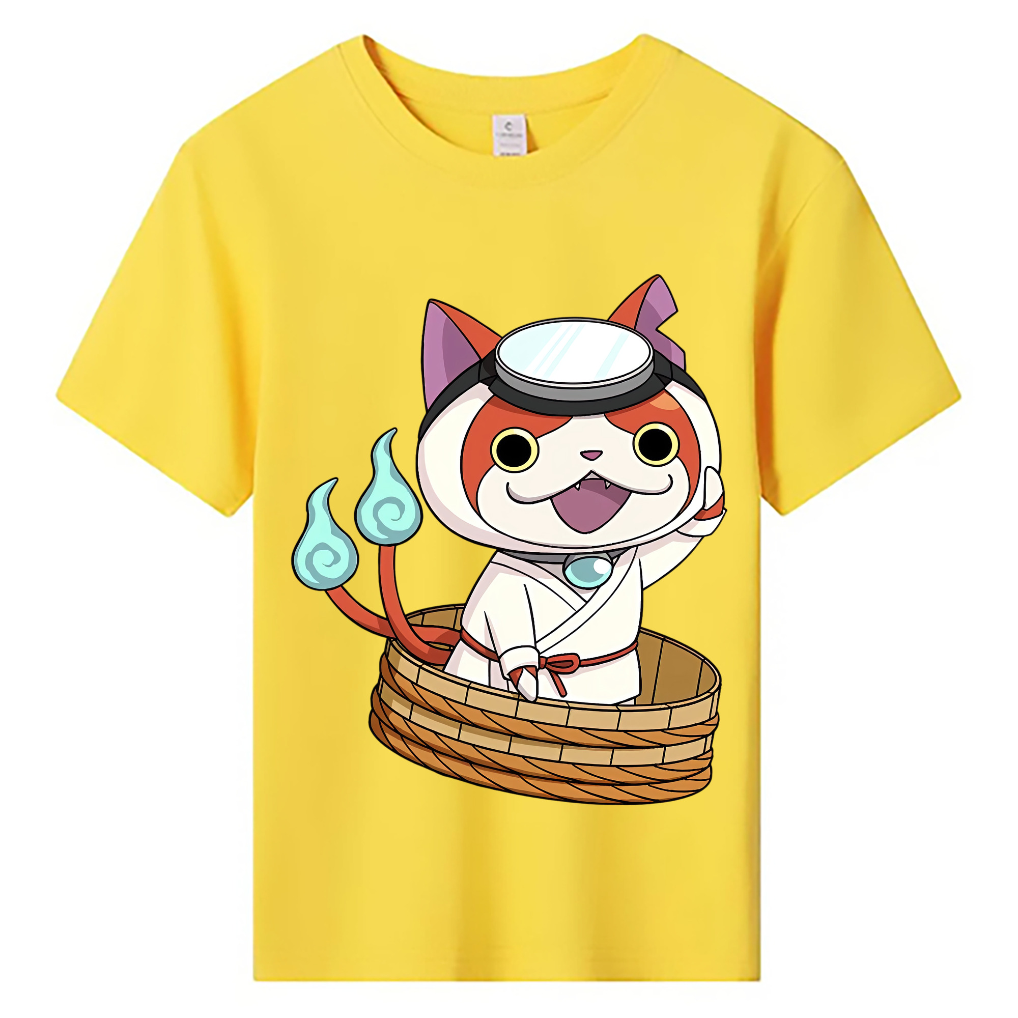 （画像用） 妖怪ウォッチ Yo-kai Watch 綿100％キッズTシャツ（フロントプリント）