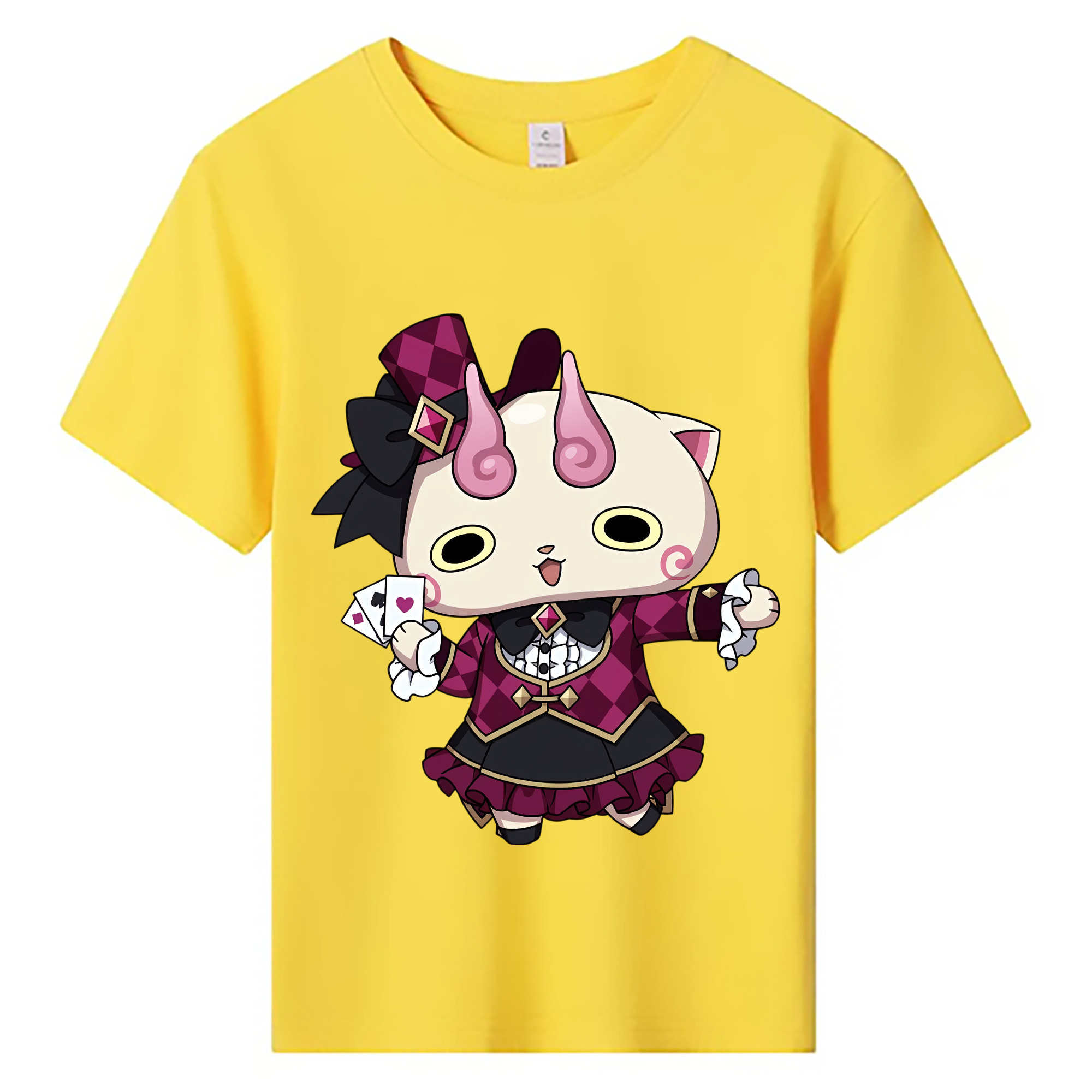 （画像用） 妖怪ウォッチ Yo-kai Watch 綿100％キッズTシャツ（フロントプリント）
