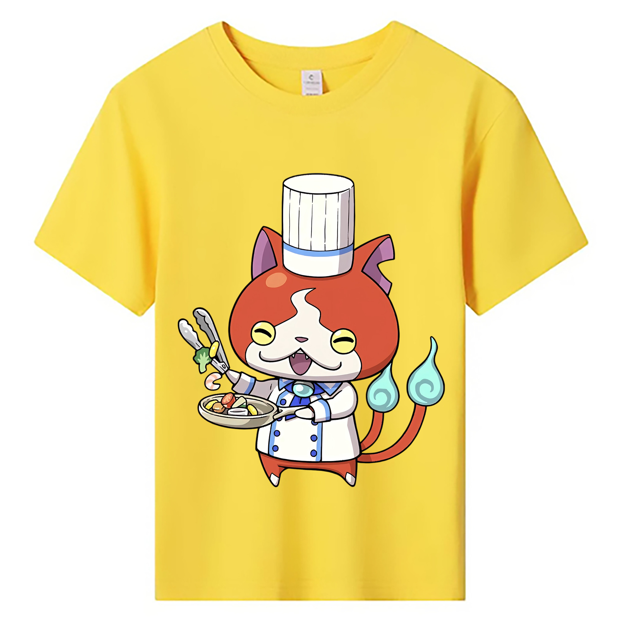 （画像用） 妖怪ウォッチ Yo-kai Watch 綿100％キッズTシャツ（フロントプリント）