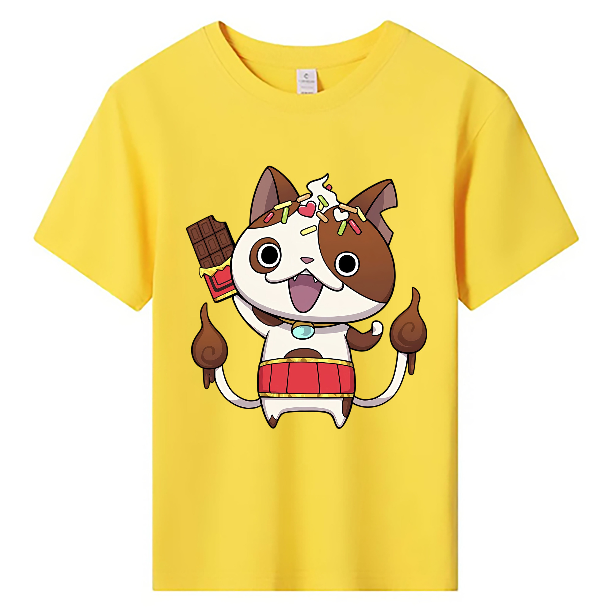 （画像用） 妖怪ウォッチ Yo-kai Watch 綿100％キッズTシャツ（フロントプリント）