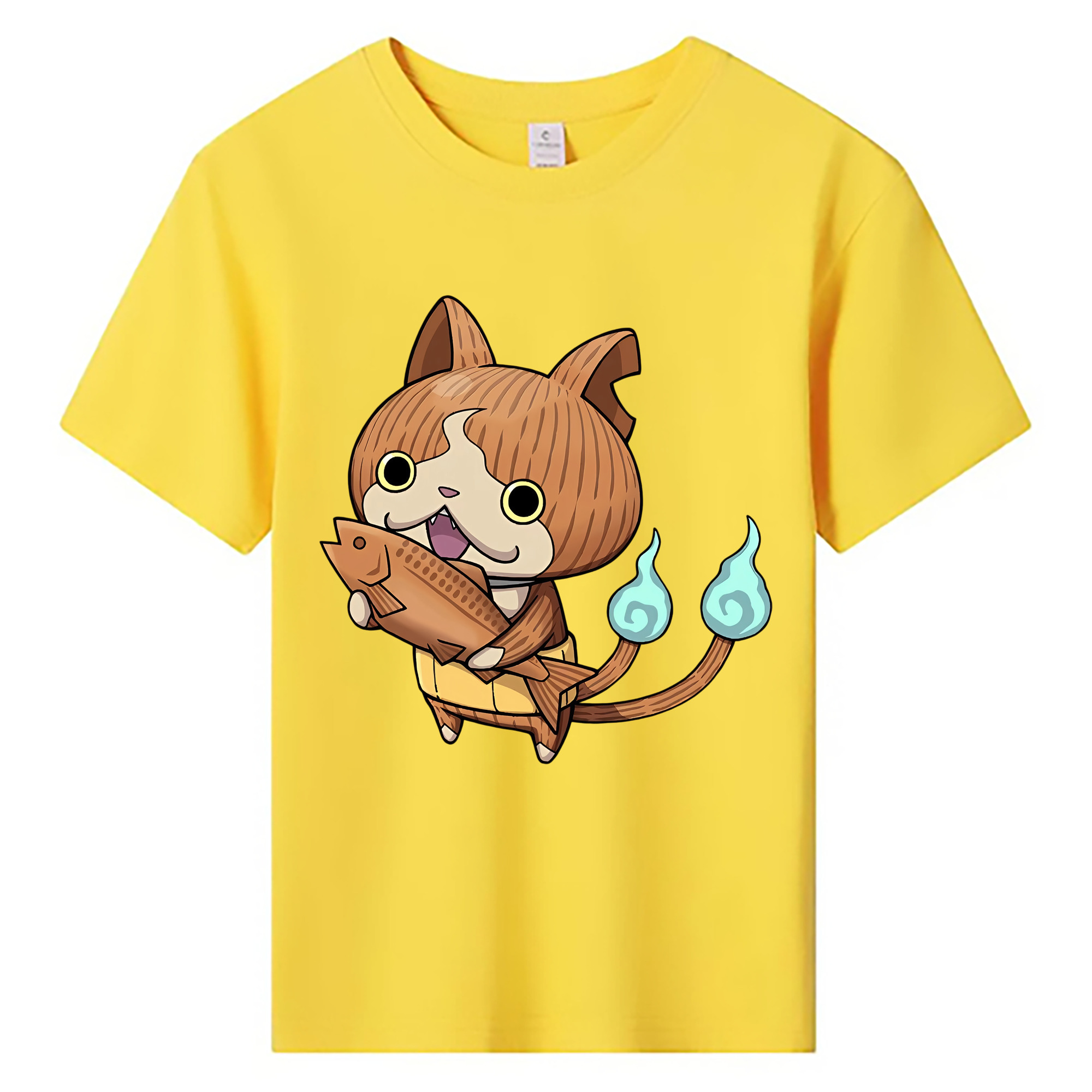 （画像用） 妖怪ウォッチ Yo-kai Watch 綿100％キッズTシャツ（フロントプリント）