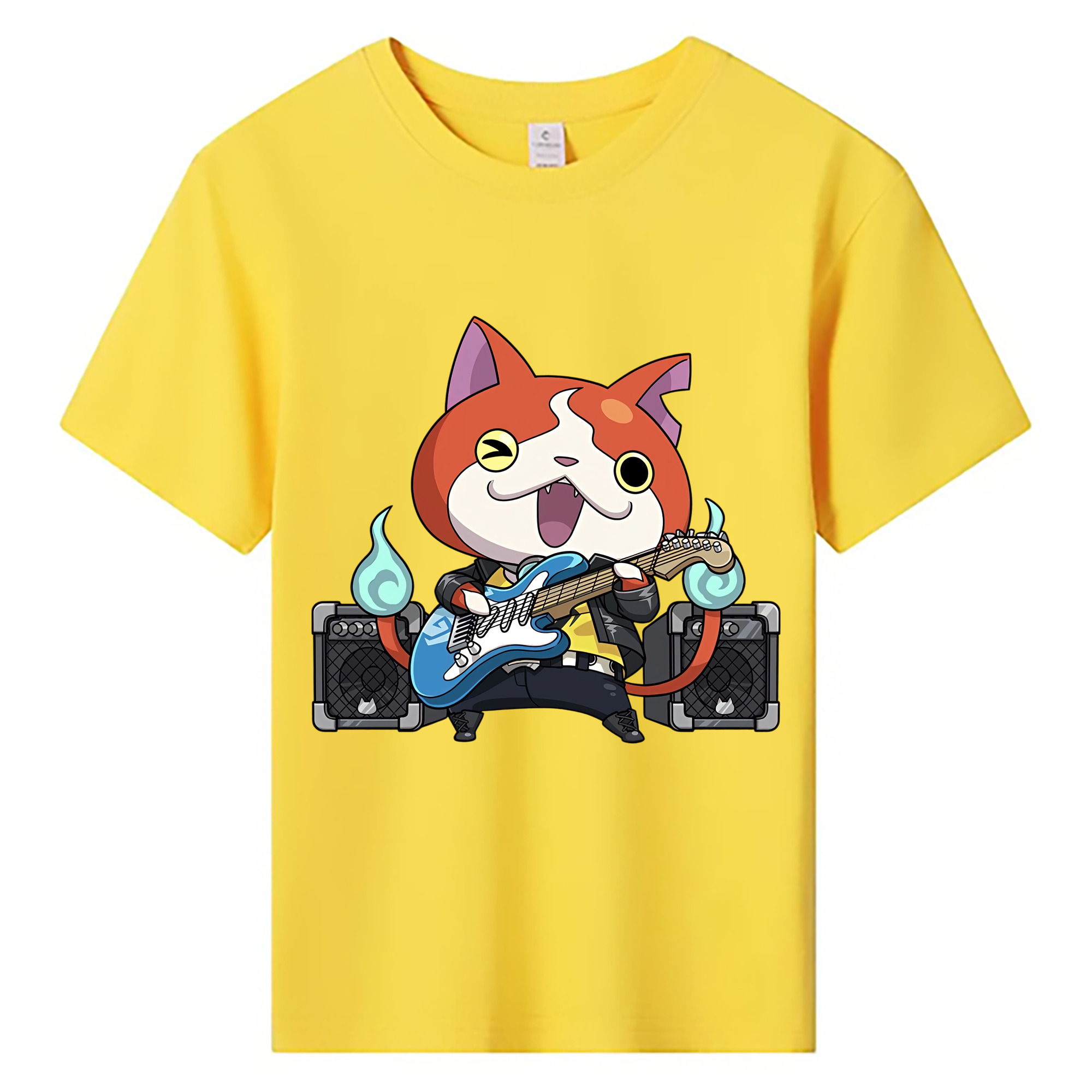 （画像用） 妖怪ウォッチ Yo-kai Watch 綿100％キッズTシャツ（フロントプリント）