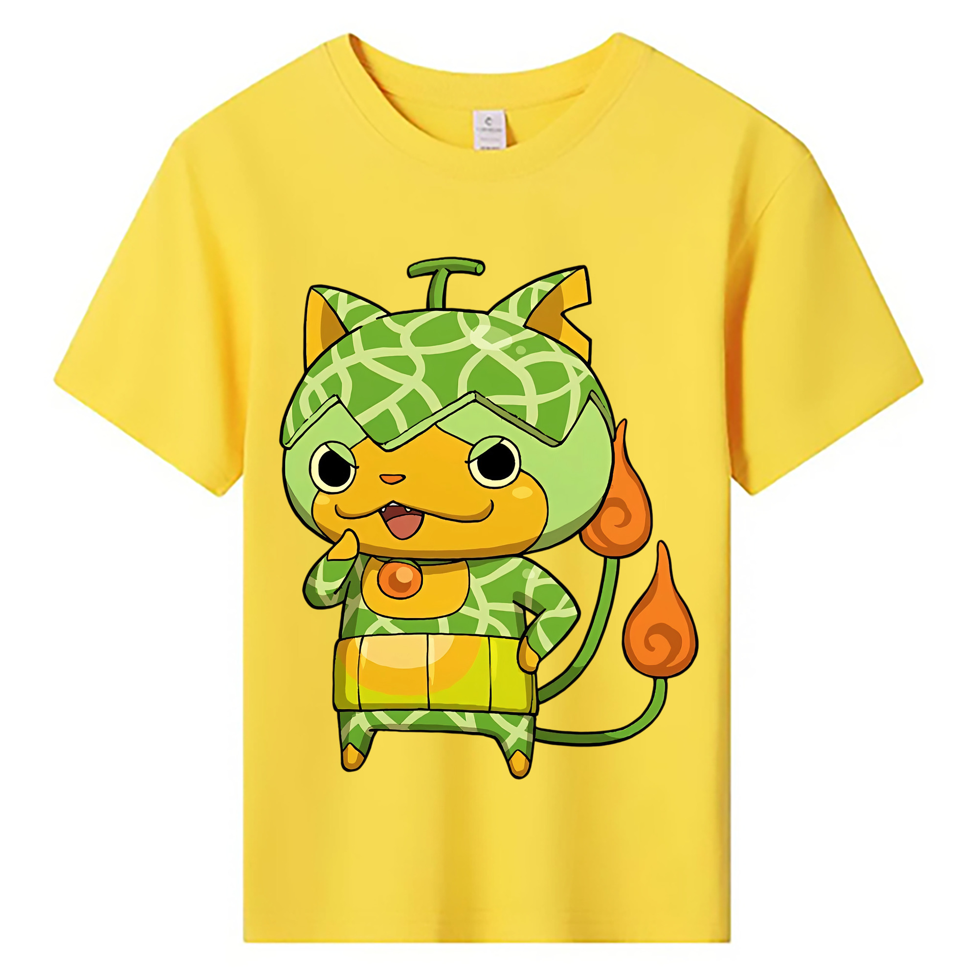 （画像用） 妖怪ウォッチ Yo-kai Watch 綿100％キッズTシャツ（フロントプリント）