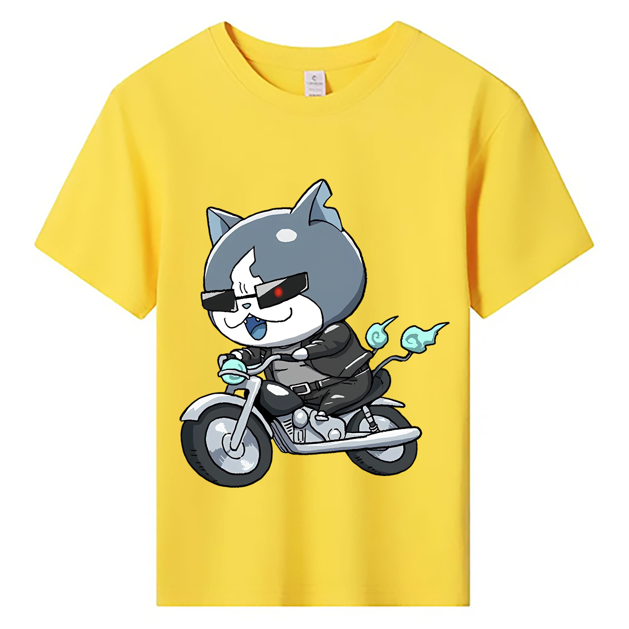 （画像用） 妖怪ウォッチ Yo-kai Watch 綿100％キッズTシャツ（フロントプリント）