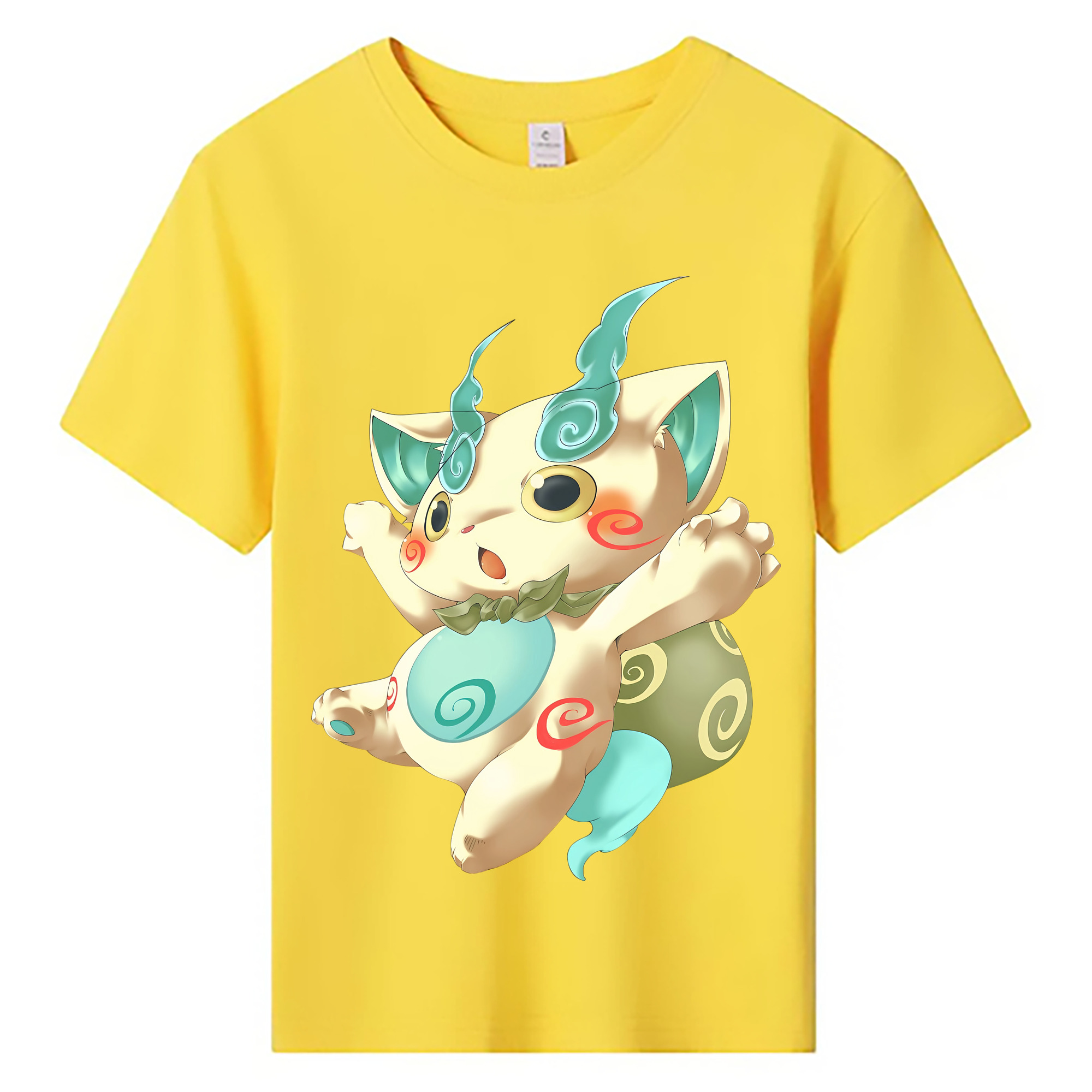 （画像用） 妖怪ウォッチ Yo-kai Watch 綿100％キッズTシャツ（フロントプリント）