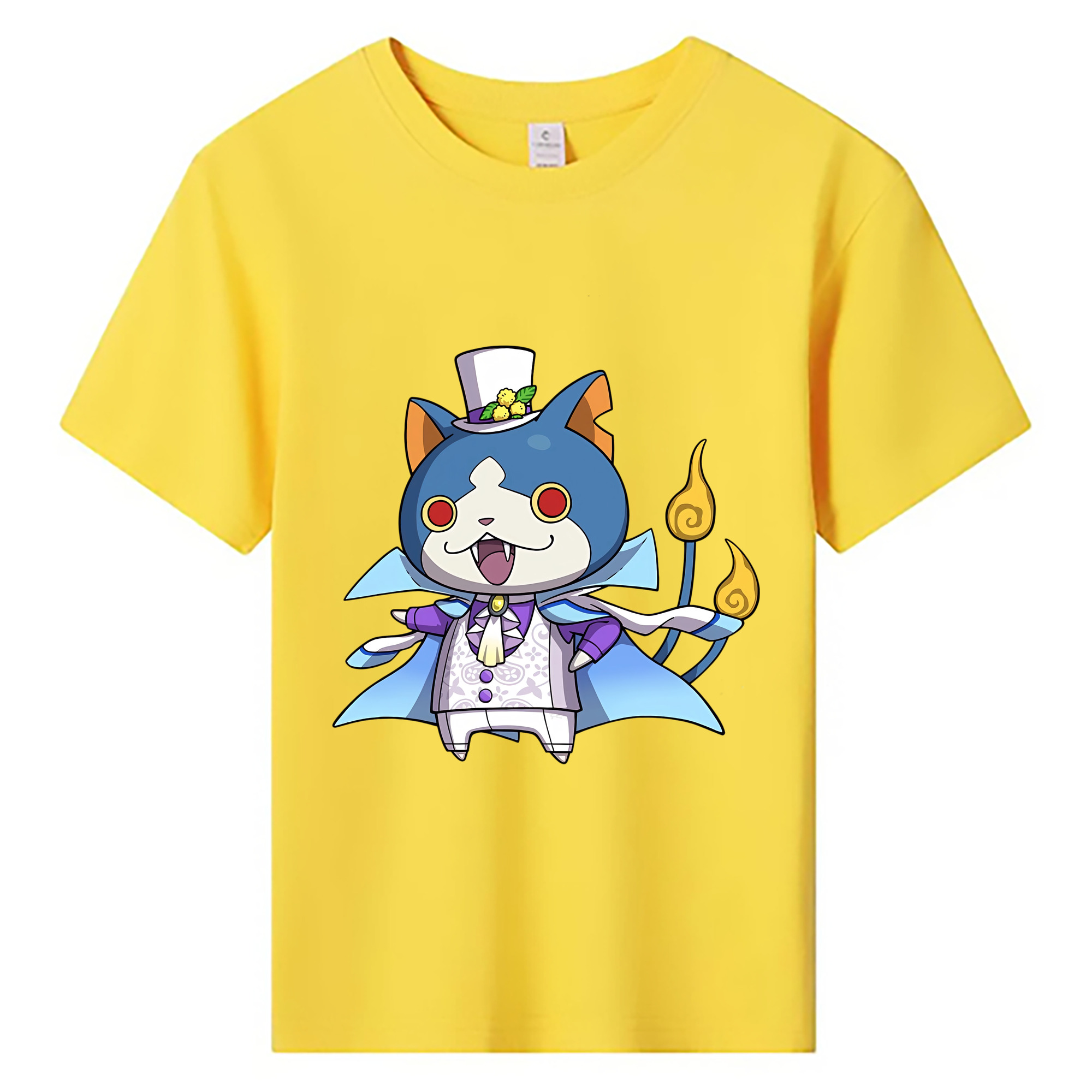 （画像用） 妖怪ウォッチ Yo-kai Watch 綿100％キッズTシャツ（フロントプリント）