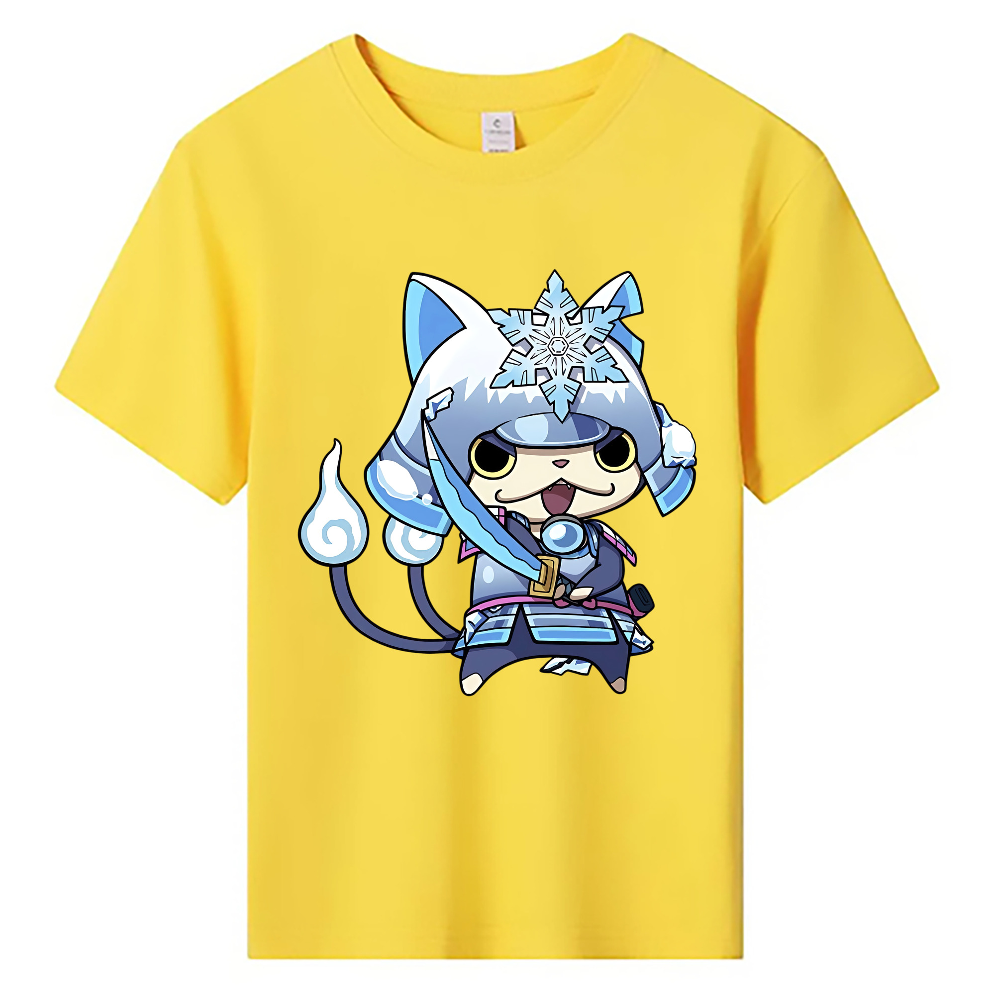 （画像用） 妖怪ウォッチ Yo-kai Watch 綿100％キッズTシャツ（フロントプリント）