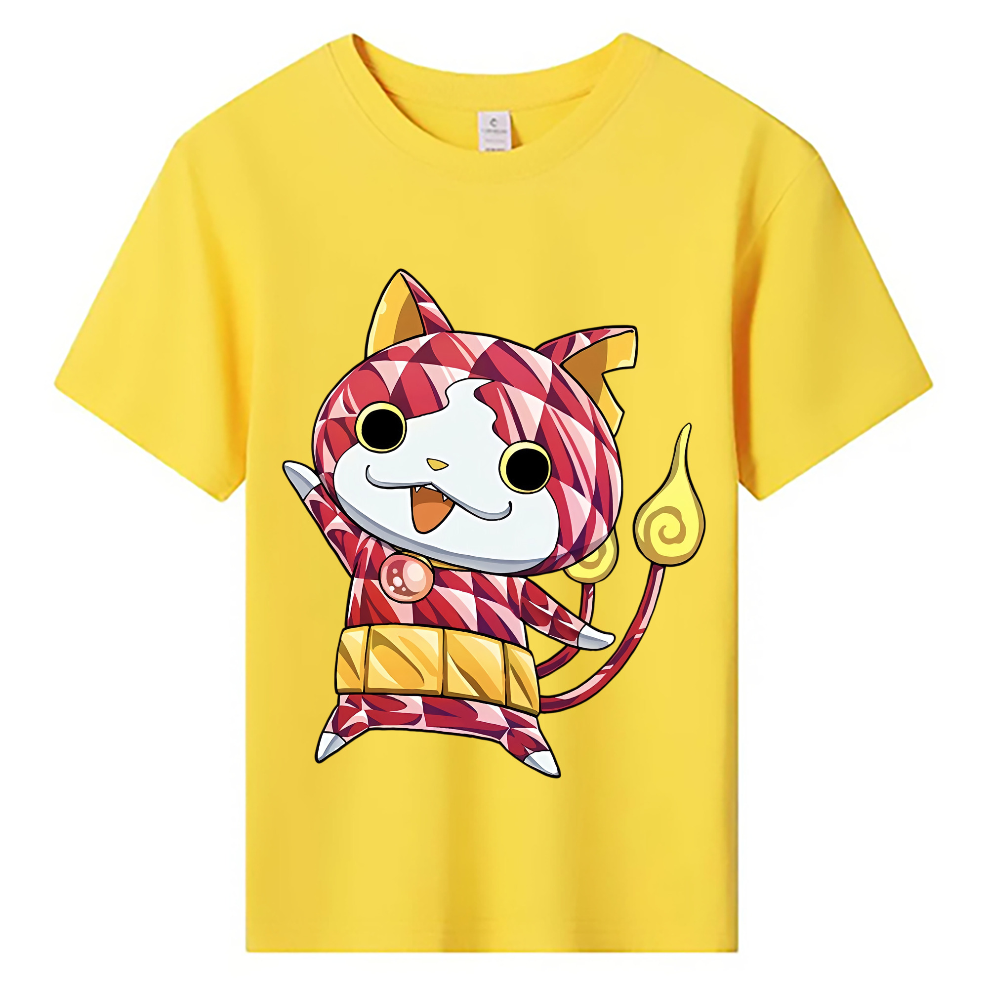（画像用） 妖怪ウォッチ Yo-kai Watch 綿100％キッズTシャツ（フロントプリント）