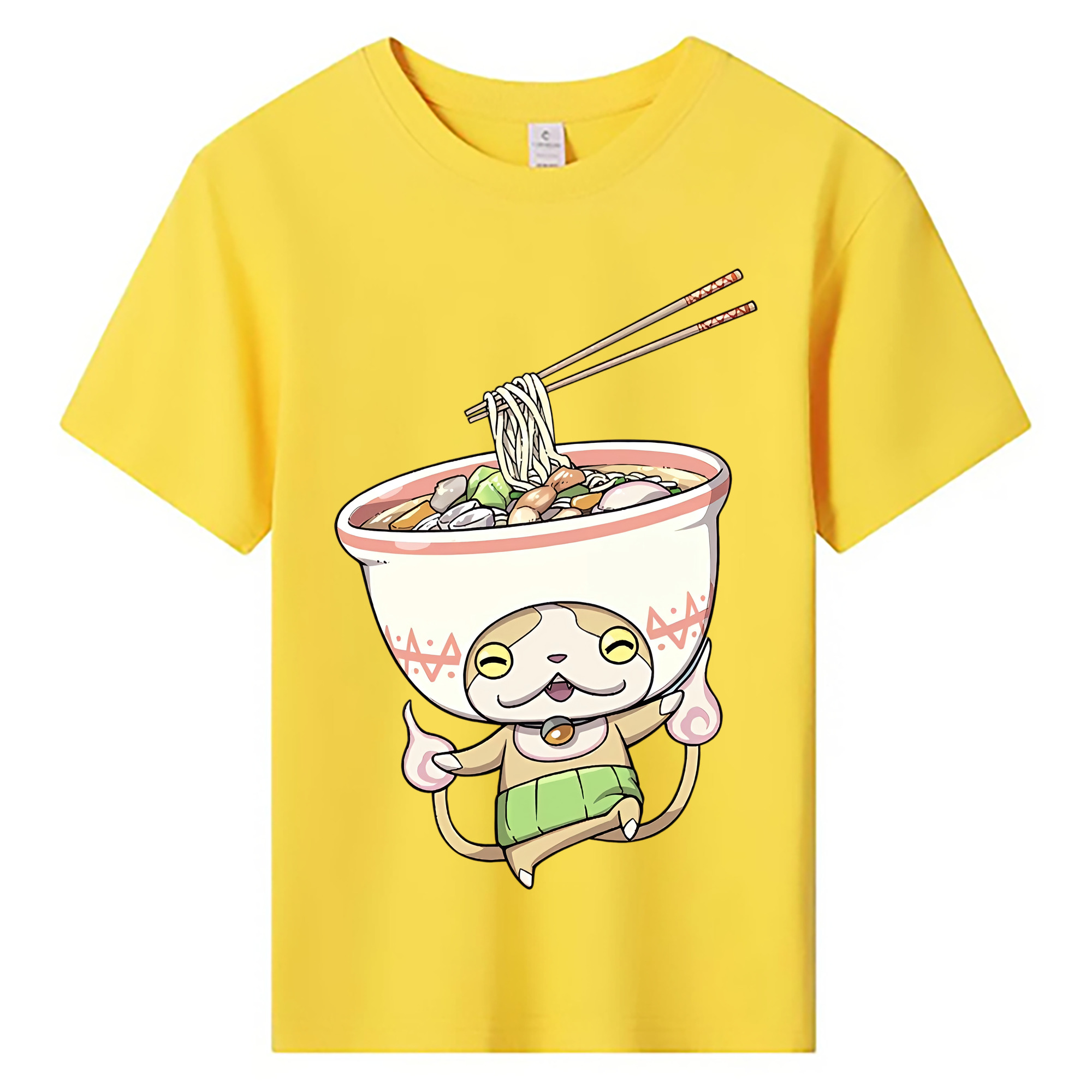 （画像用） 妖怪ウォッチ Yo-kai Watch 綿100％キッズTシャツ（フロントプリント）