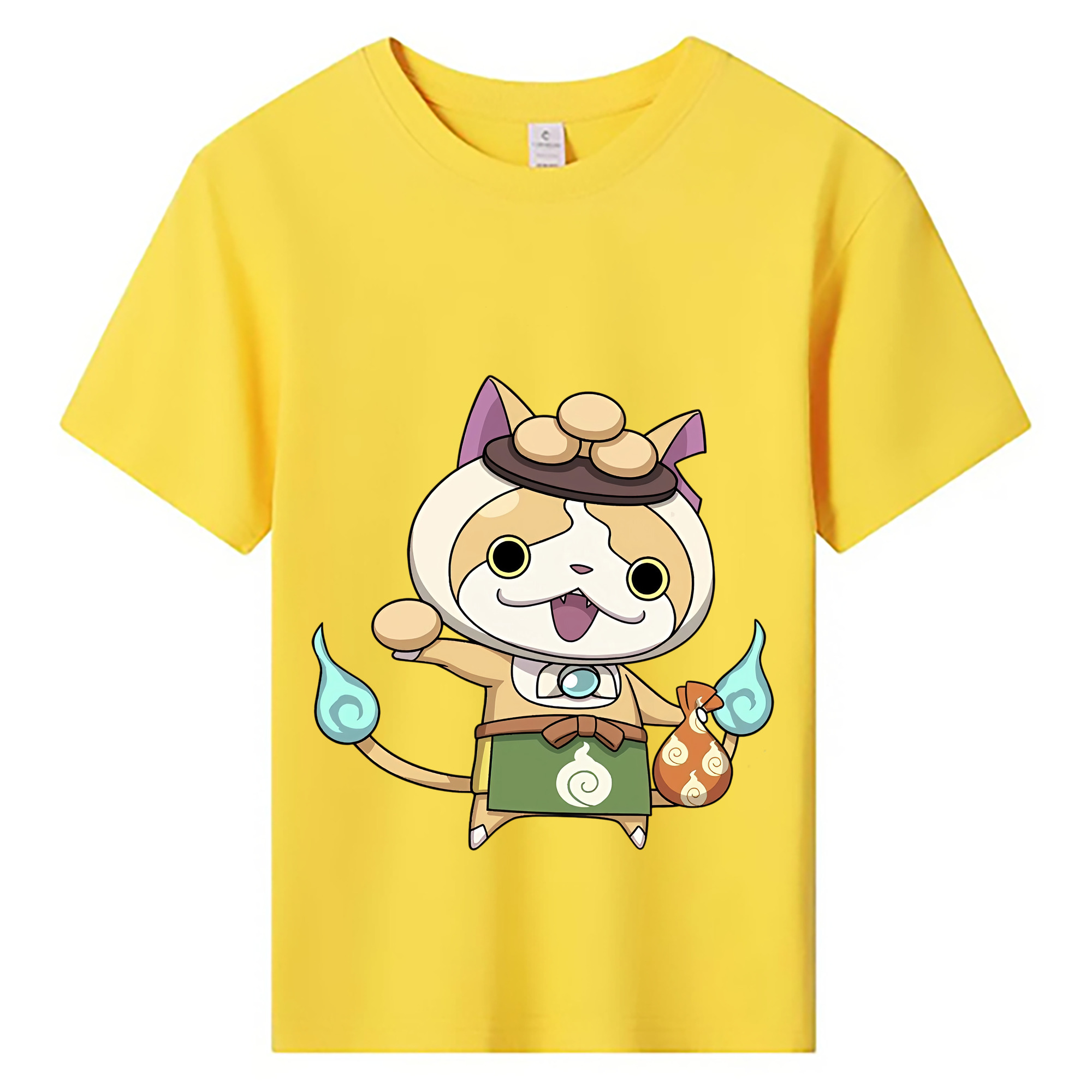 （画像用） 妖怪ウォッチ Yo-kai Watch 綿100％キッズTシャツ（フロントプリント）