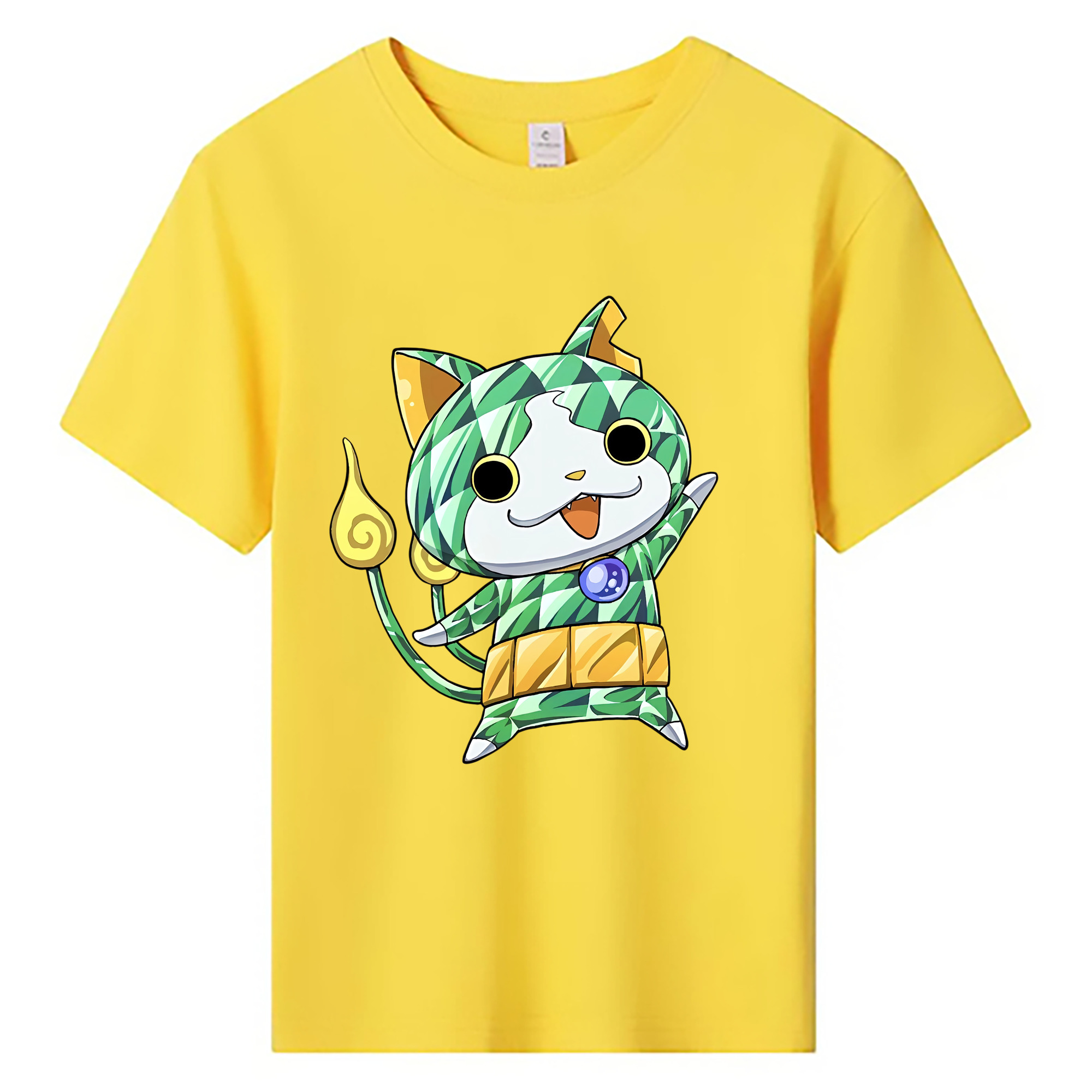 （画像用） 妖怪ウォッチ Yo-kai Watch 綿100％キッズTシャツ（フロントプリント）