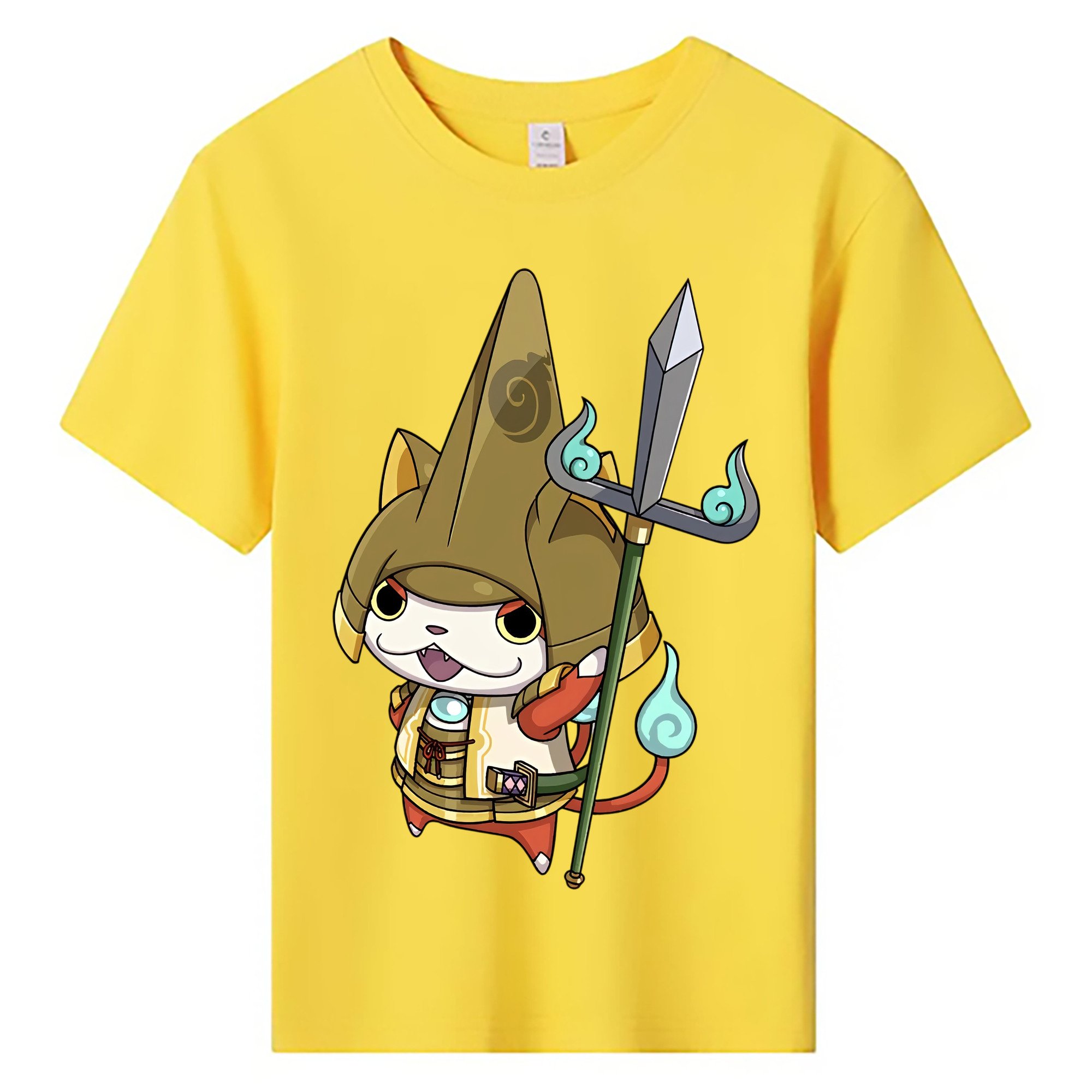 （画像用） 妖怪ウォッチ Yo-kai Watch 綿100％キッズTシャツ（フロントプリント）