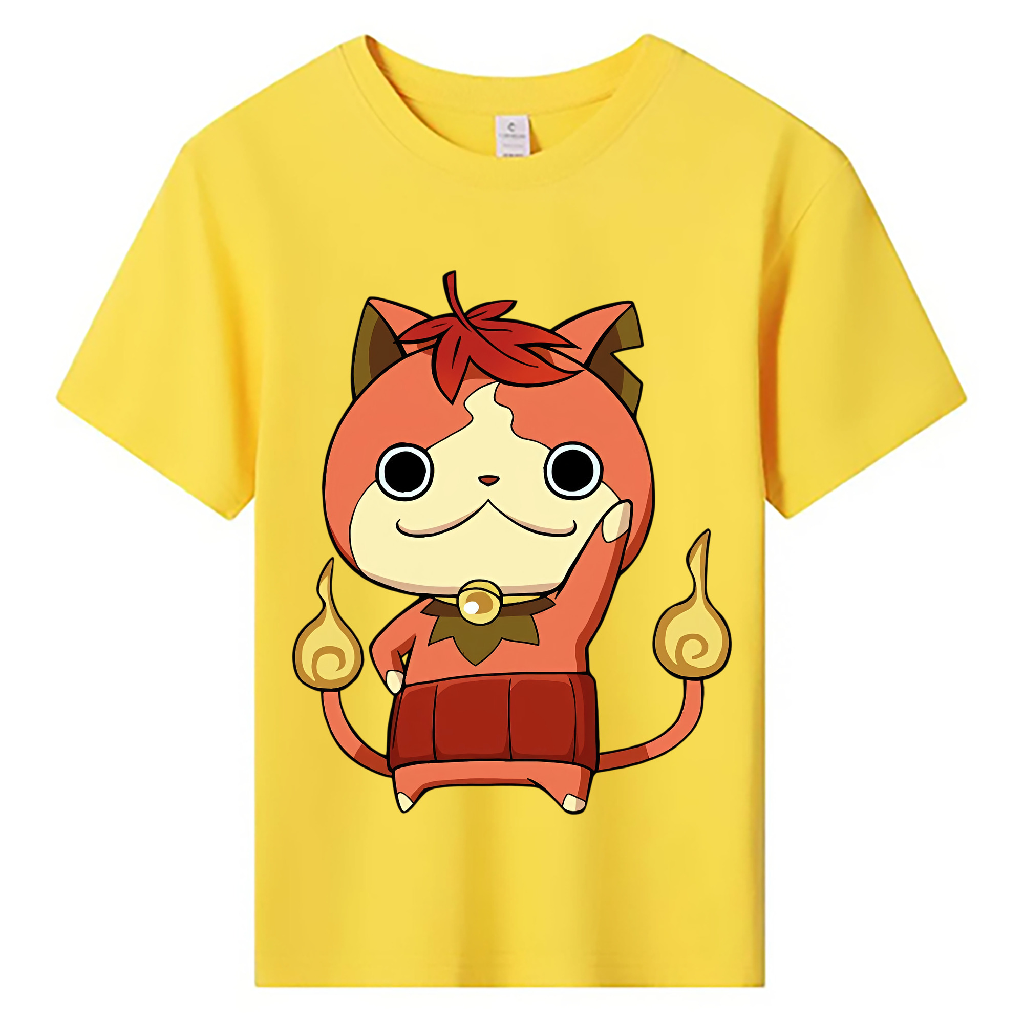 （画像用） 妖怪ウォッチ Yo-kai Watch 綿100％キッズTシャツ（フロントプリント）