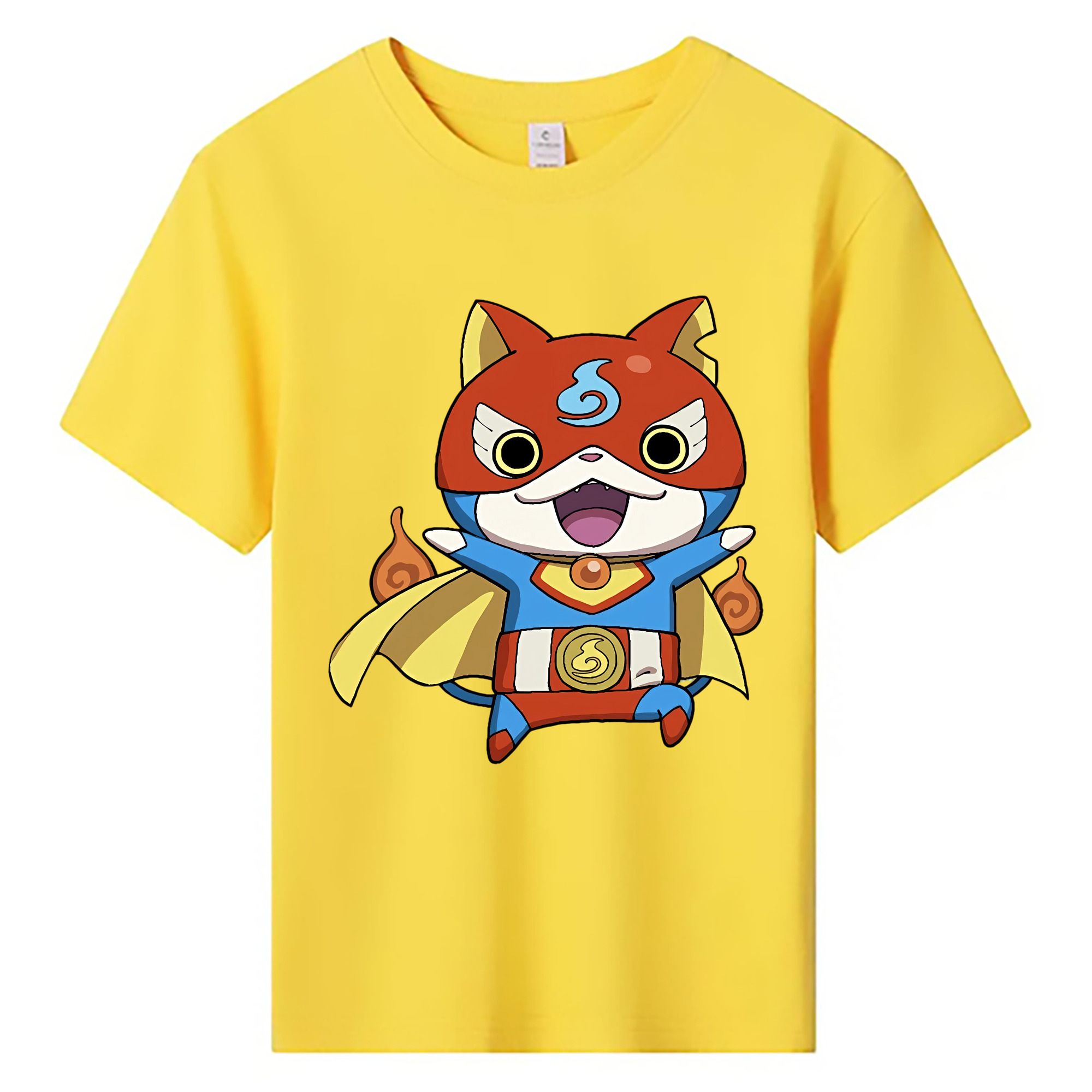 （画像用） 妖怪ウォッチ Yo-kai Watch 綿100％キッズTシャツ（フロントプリント）