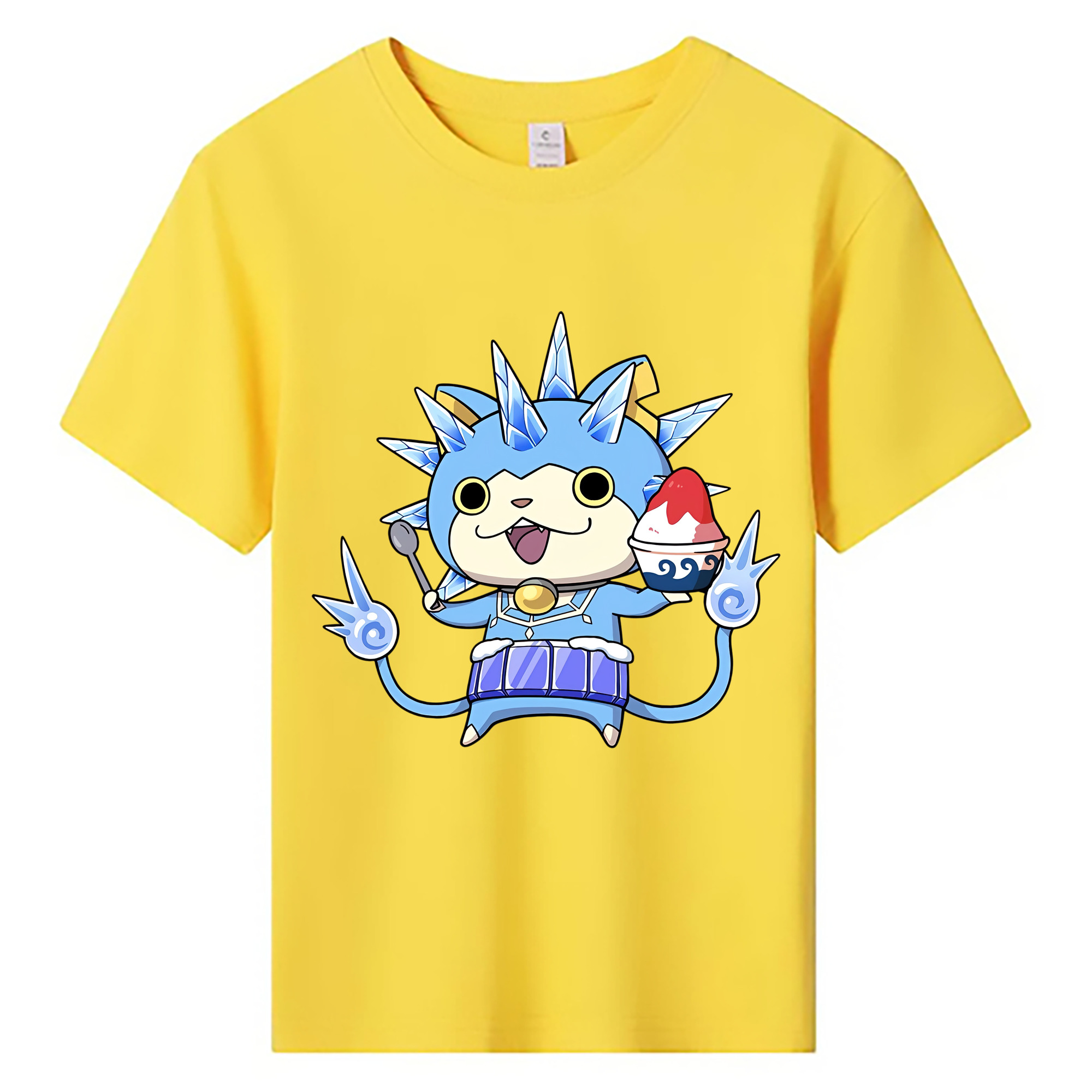 （画像用） 妖怪ウォッチ Yo-kai Watch 綿100％キッズTシャツ（フロントプリント）