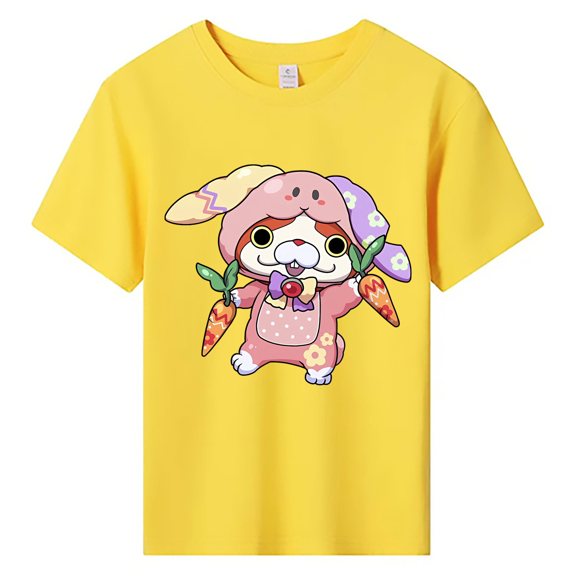 （画像用） 妖怪ウォッチ Yo-kai Watch 綿100％キッズTシャツ（フロントプリント）