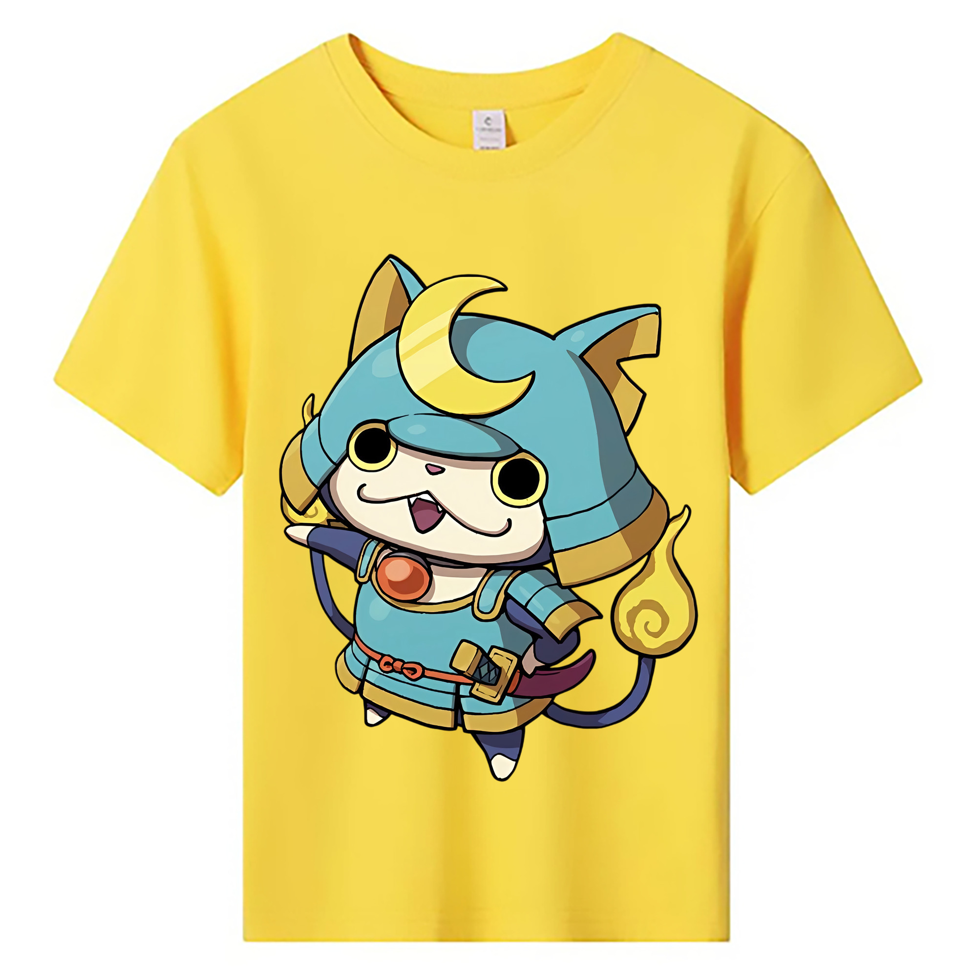 （画像用） 妖怪ウォッチ Yo-kai Watch 綿100％キッズTシャツ（フロントプリント）