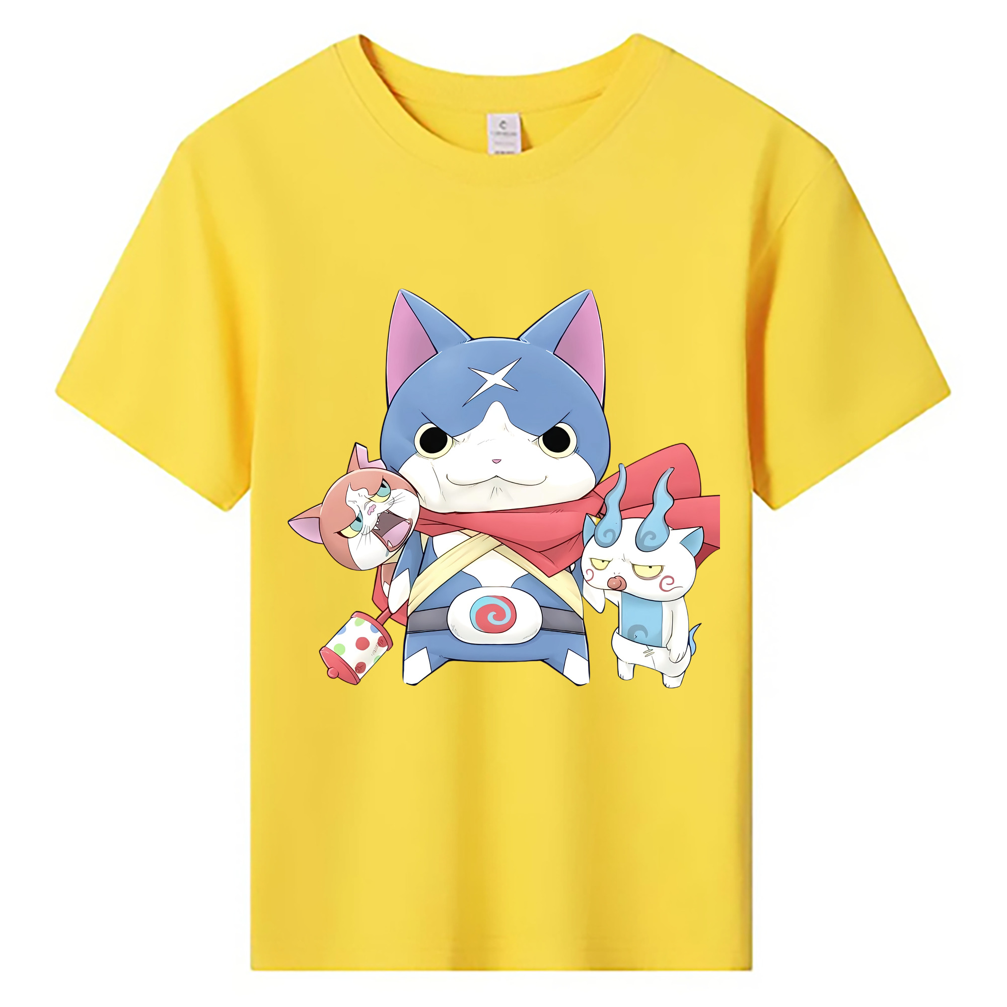 （画像用） 妖怪ウォッチ Yo-kai Watch 綿100％キッズTシャツ（フロントプリント）
