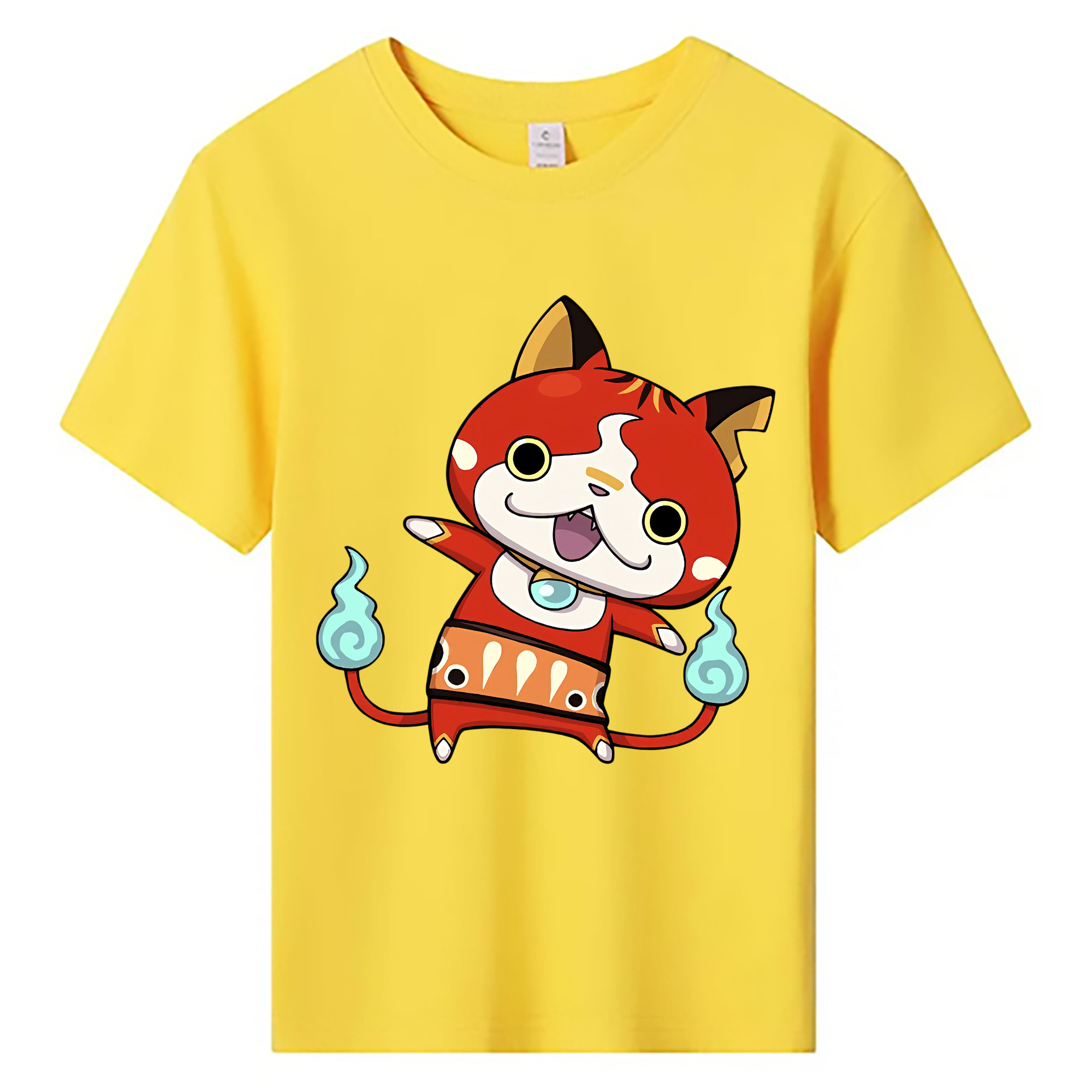 （画像用） 妖怪ウォッチ Yo-kai Watch 綿100％キッズTシャツ（フロントプリント）