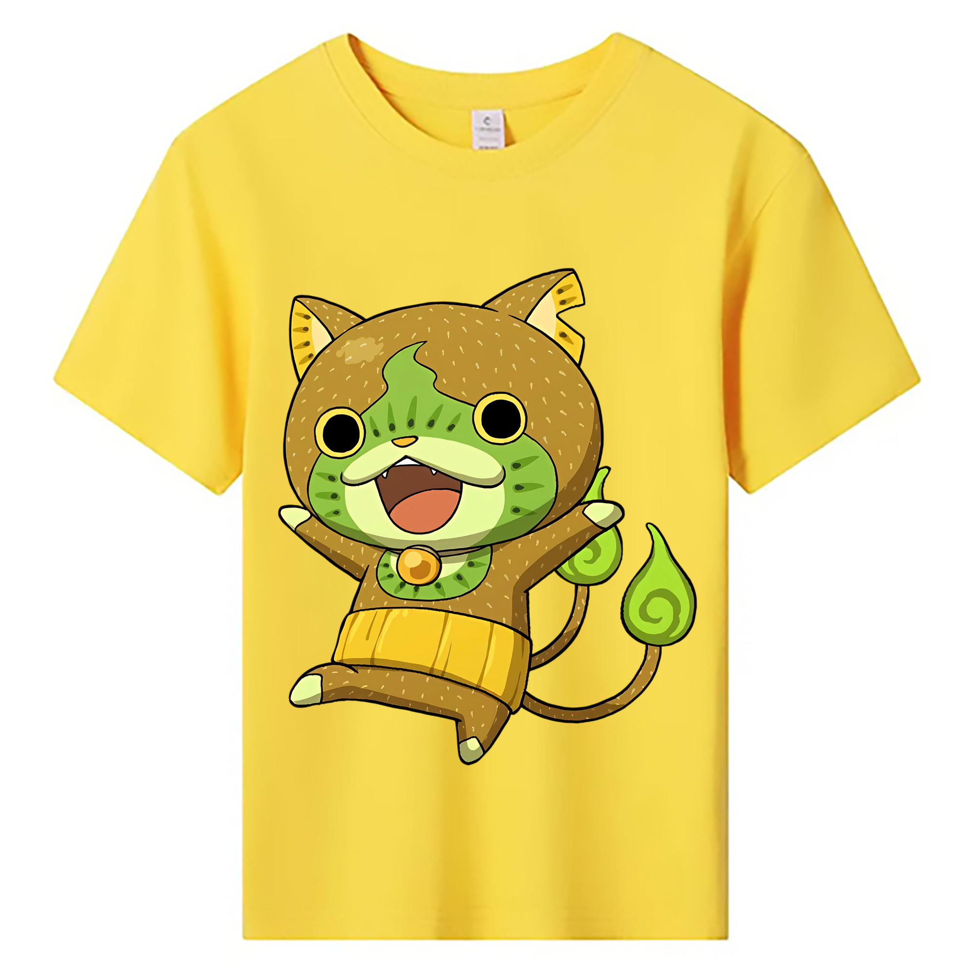 （画像用） 妖怪ウォッチ Yo-kai Watch 綿100％キッズTシャツ（フロントプリント）
